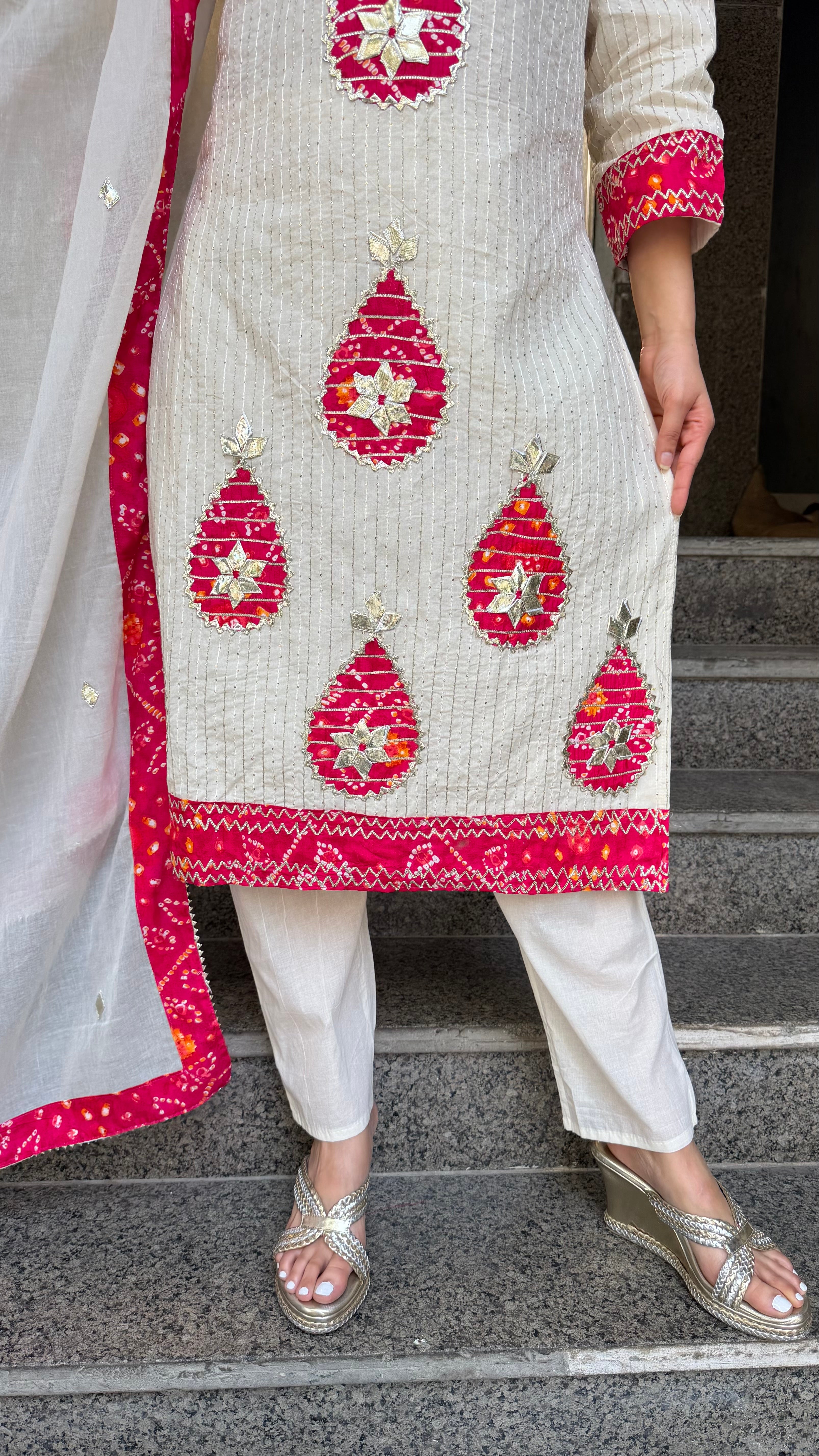 The Bandhani Suit