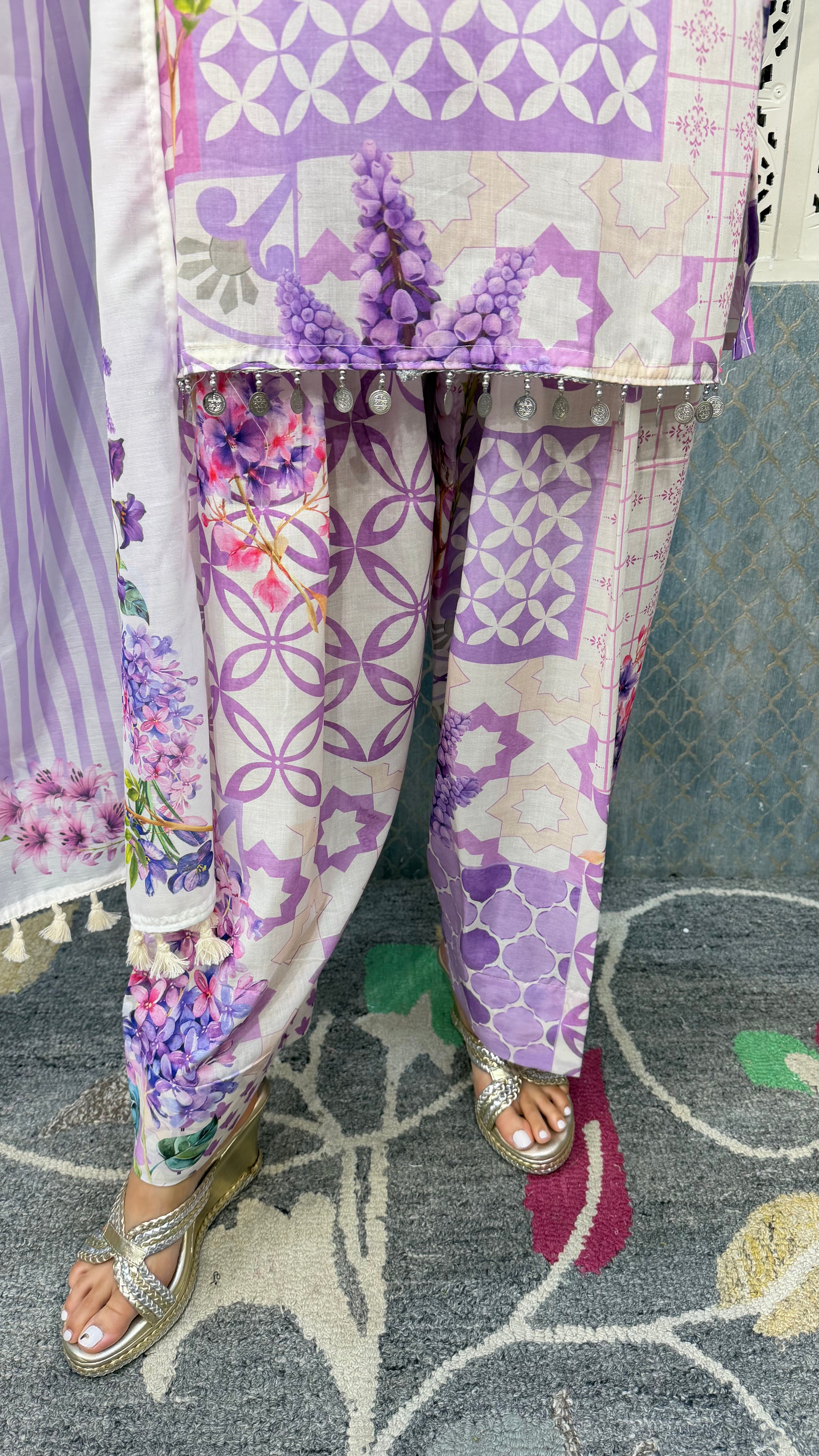 The ghungroo farshi set