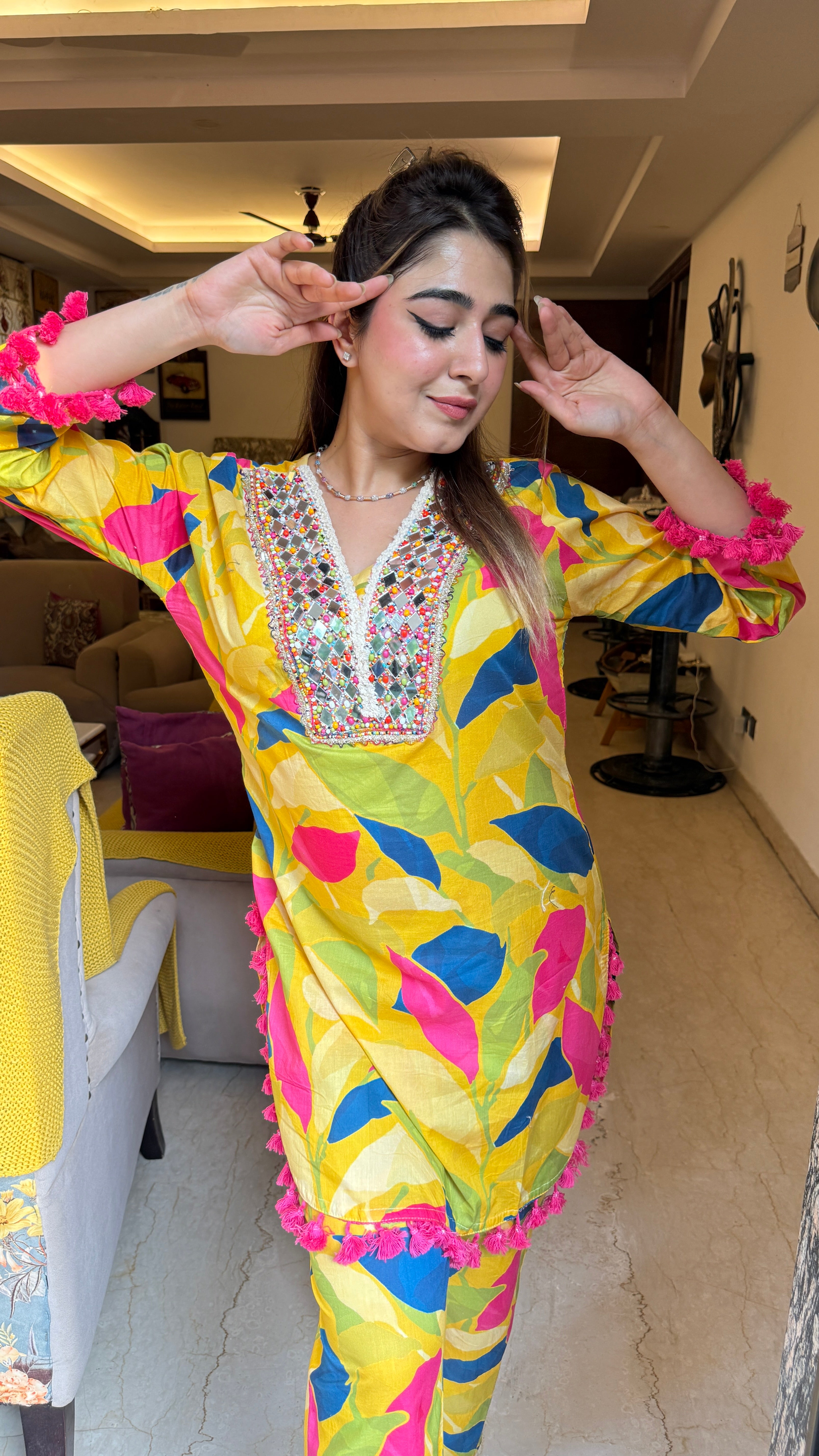 The Basanti Co ord set