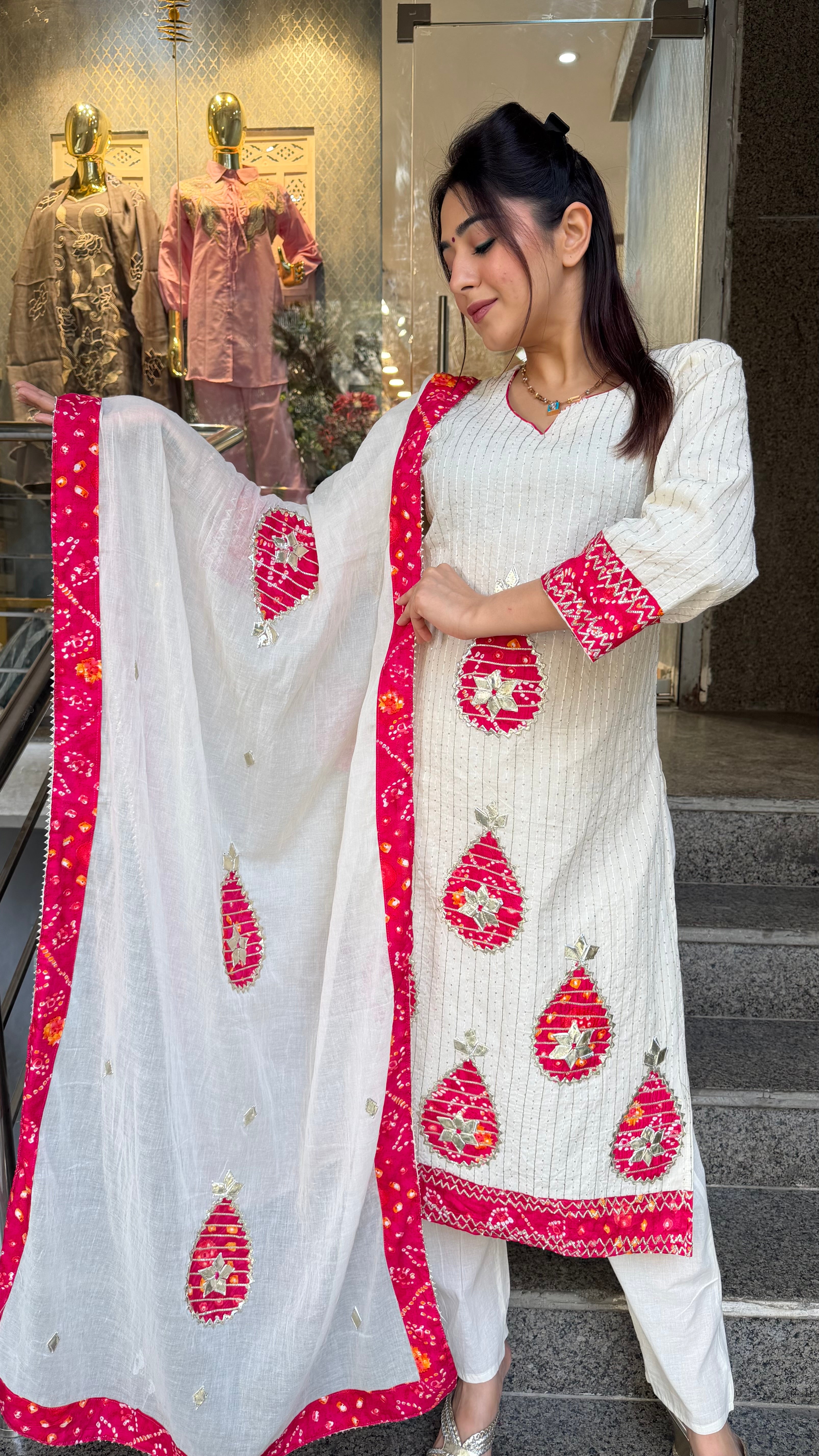 The Bandhani Suit