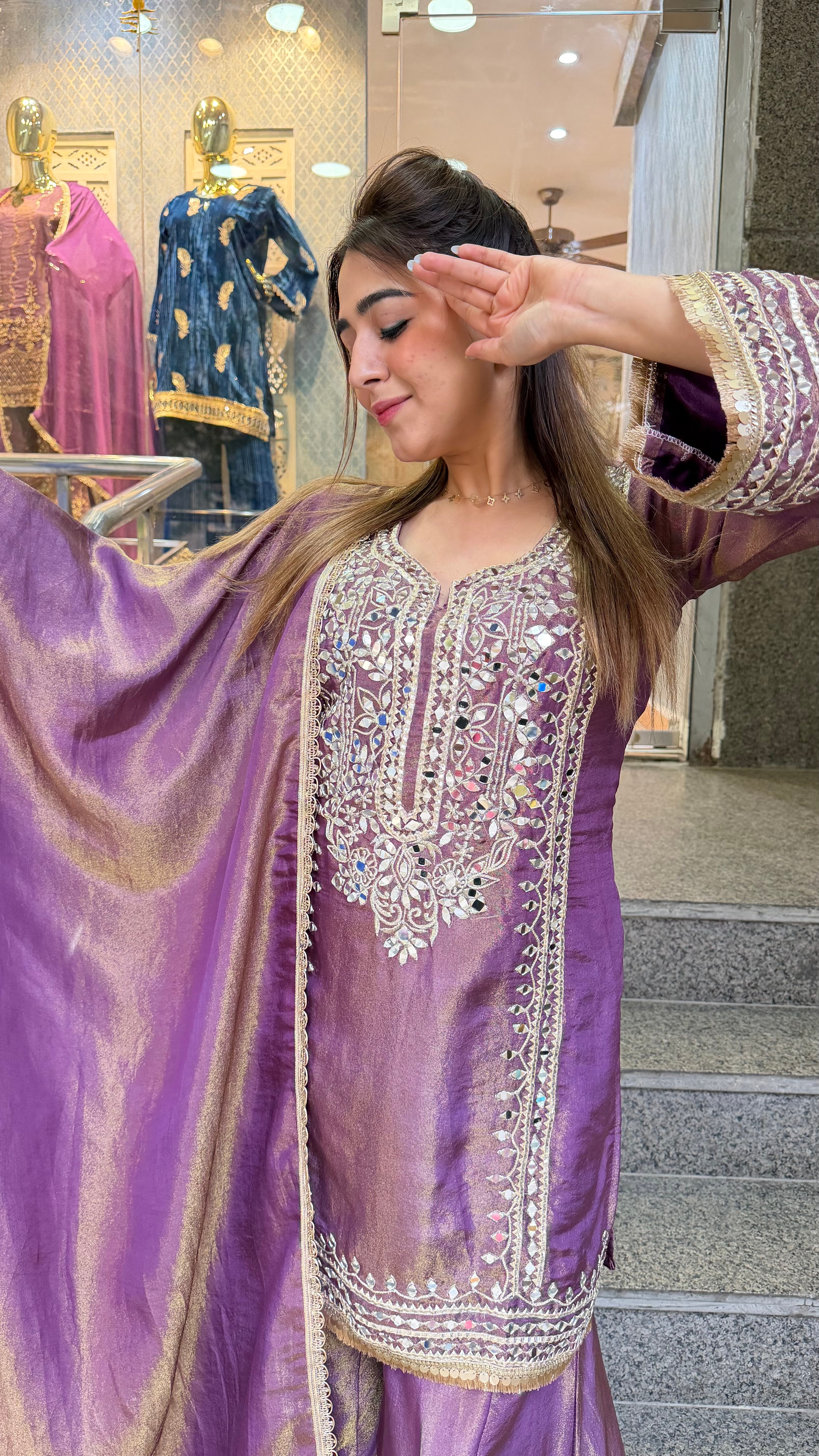 The Sajni Sharara Set