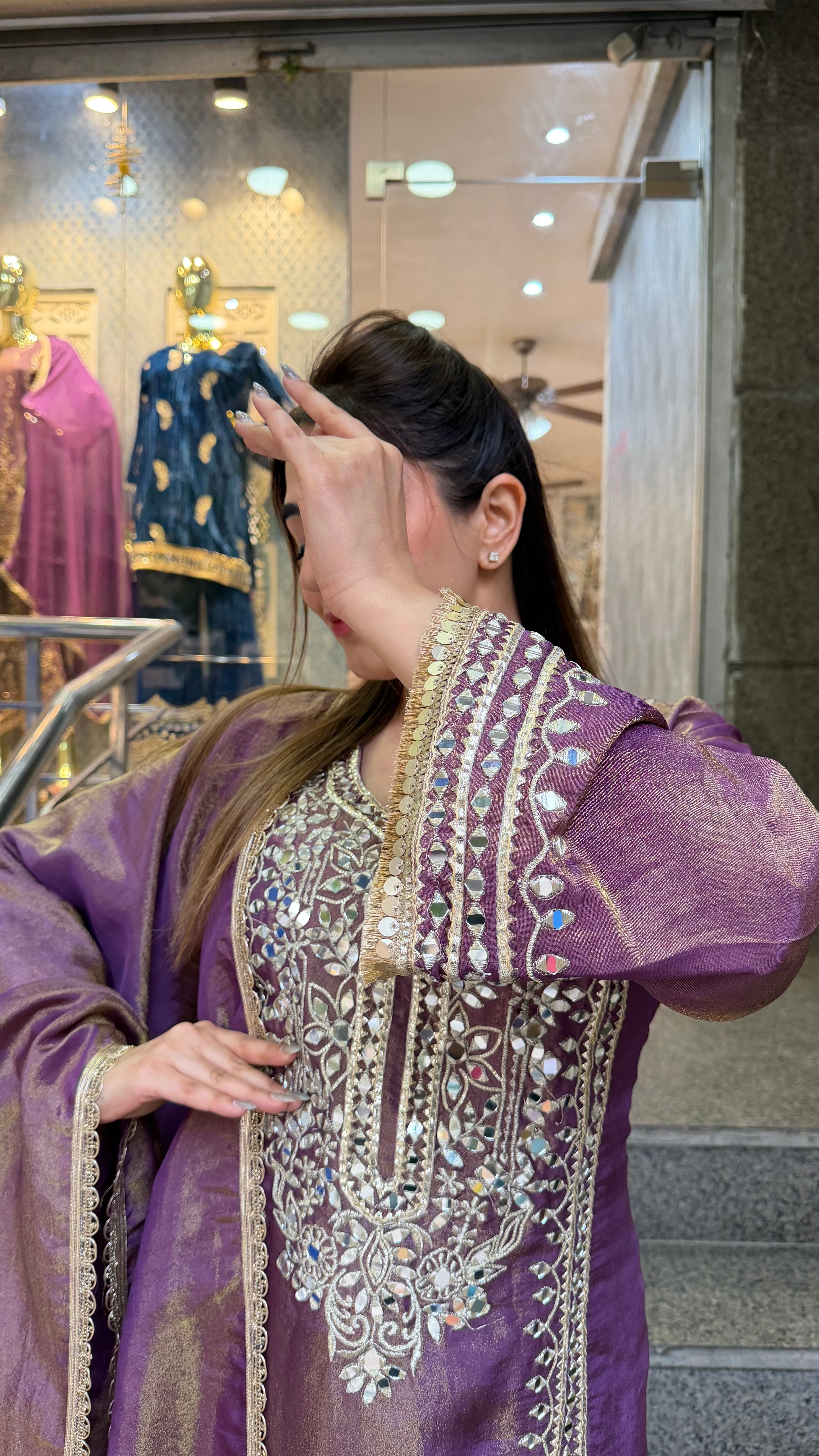 The Sajni Sharara Set