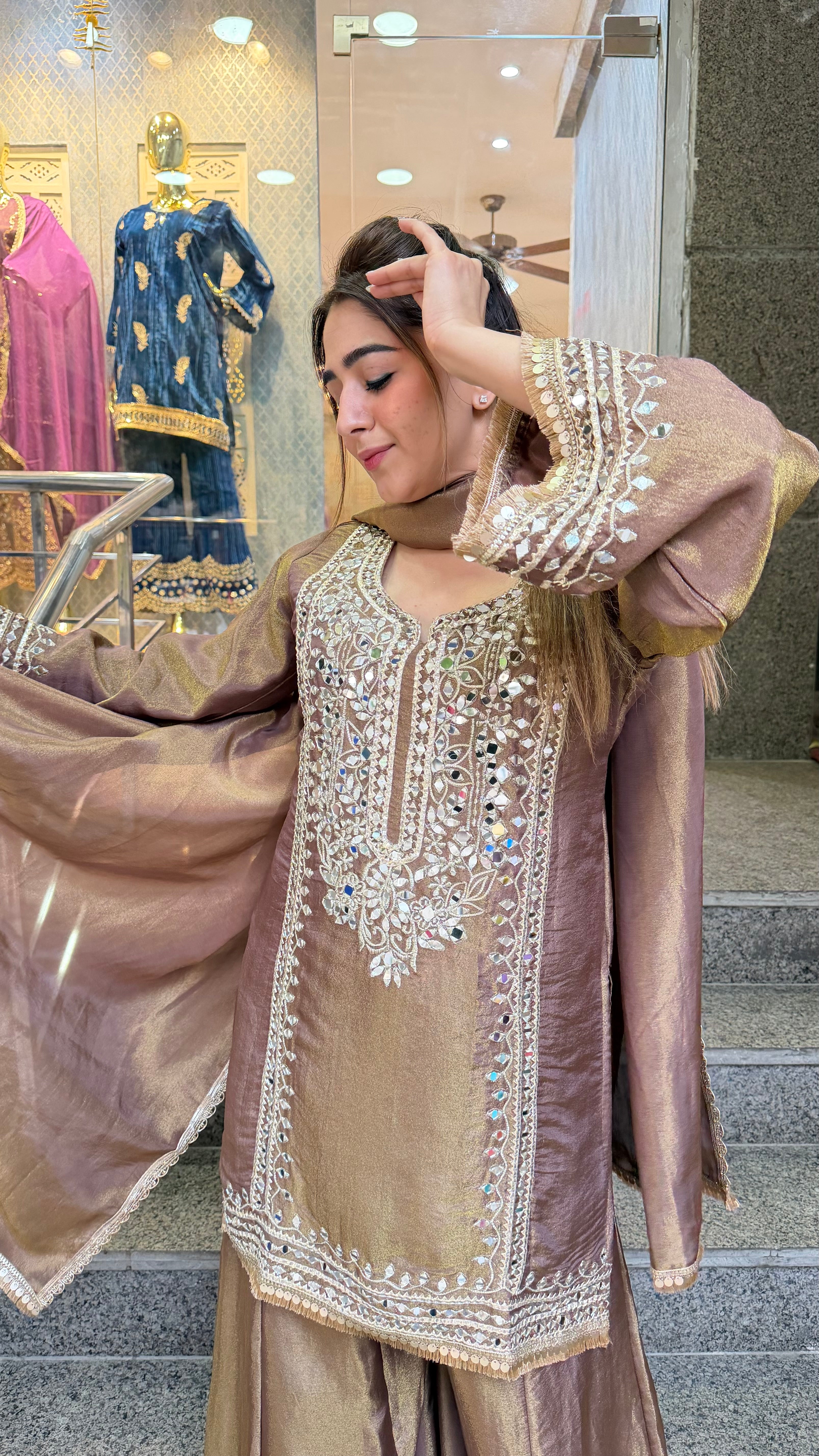 The Sajni Sharara Set