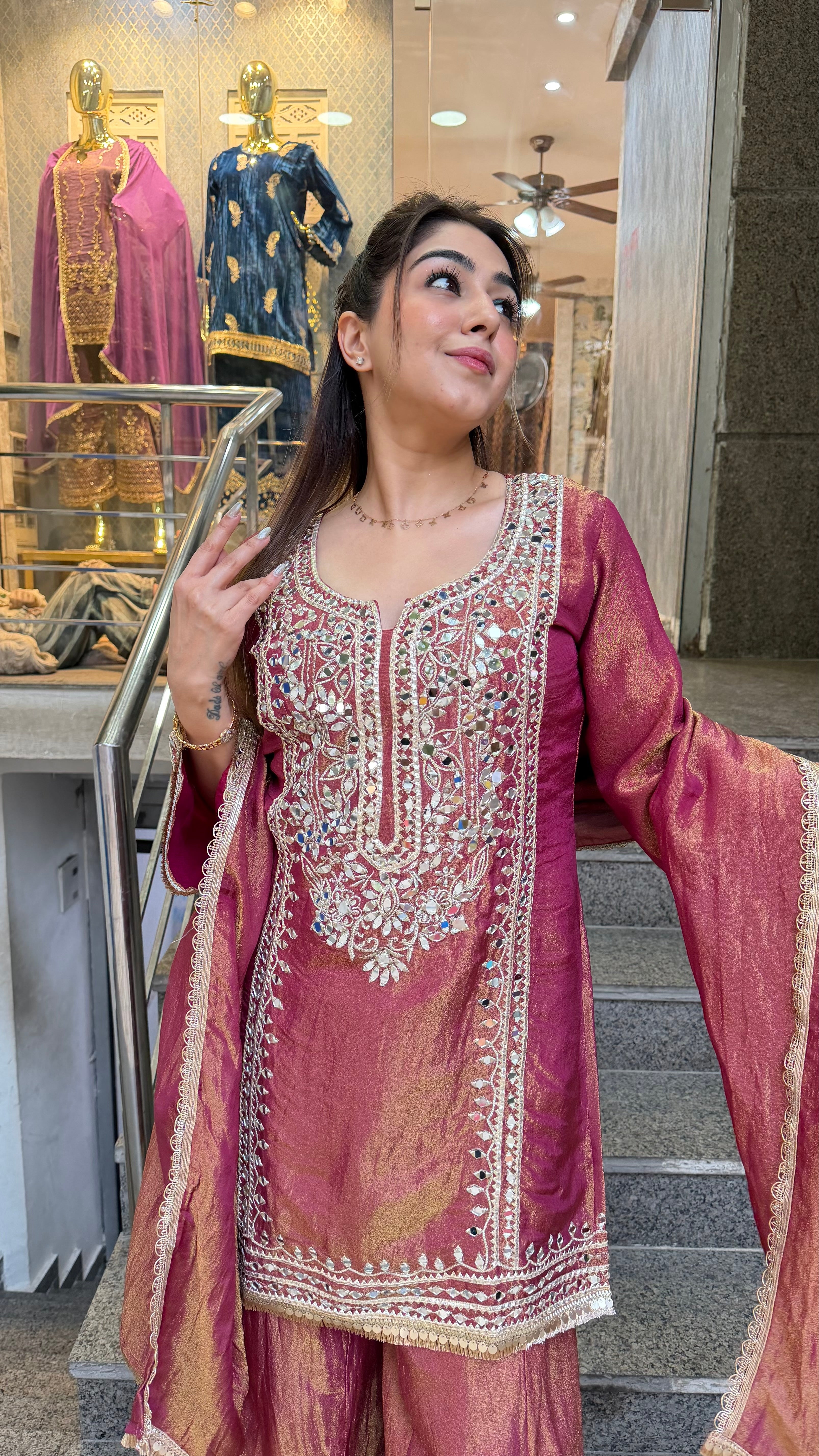 The Sajni Sharara Set