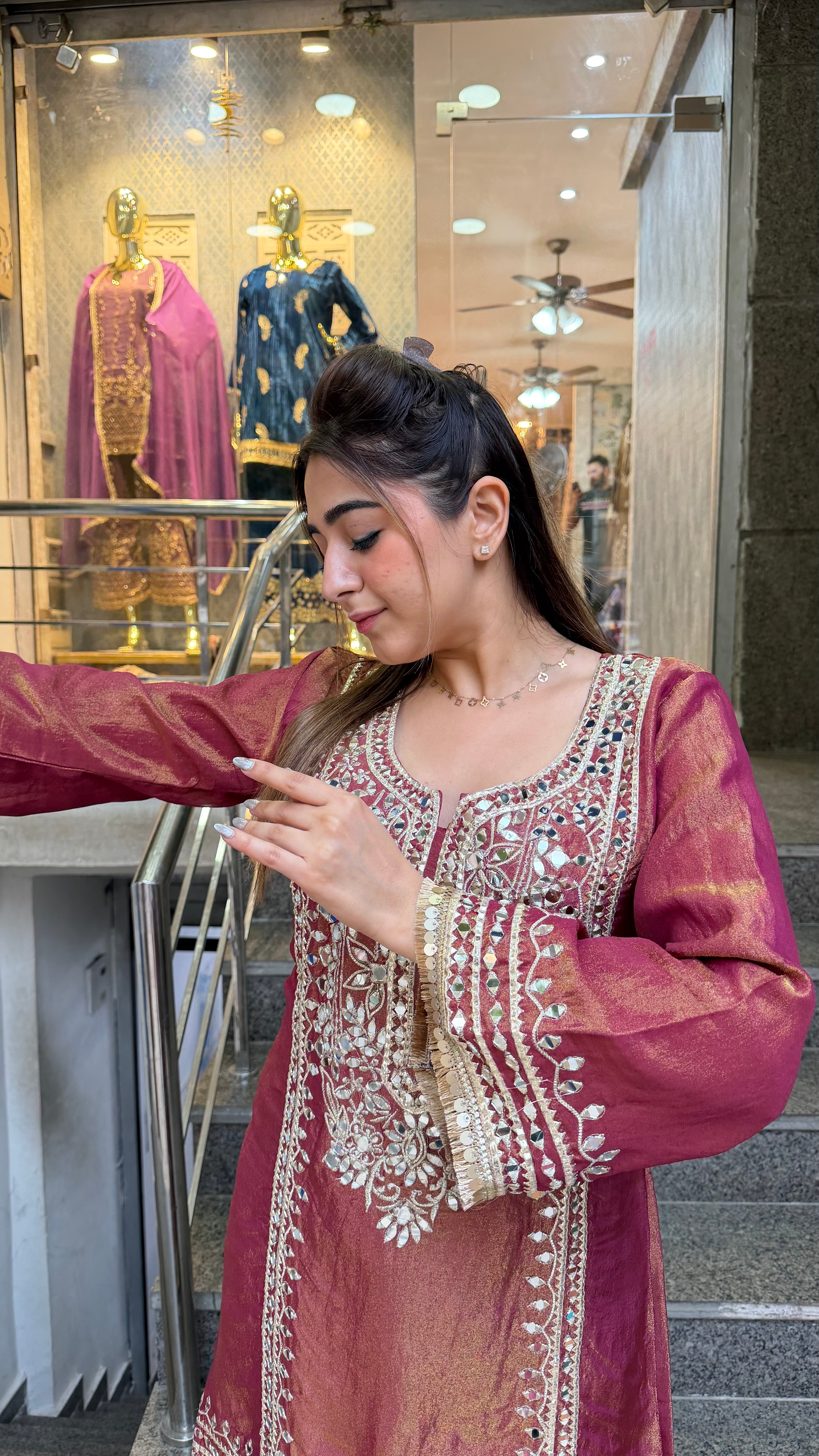 The Sajni Sharara Set