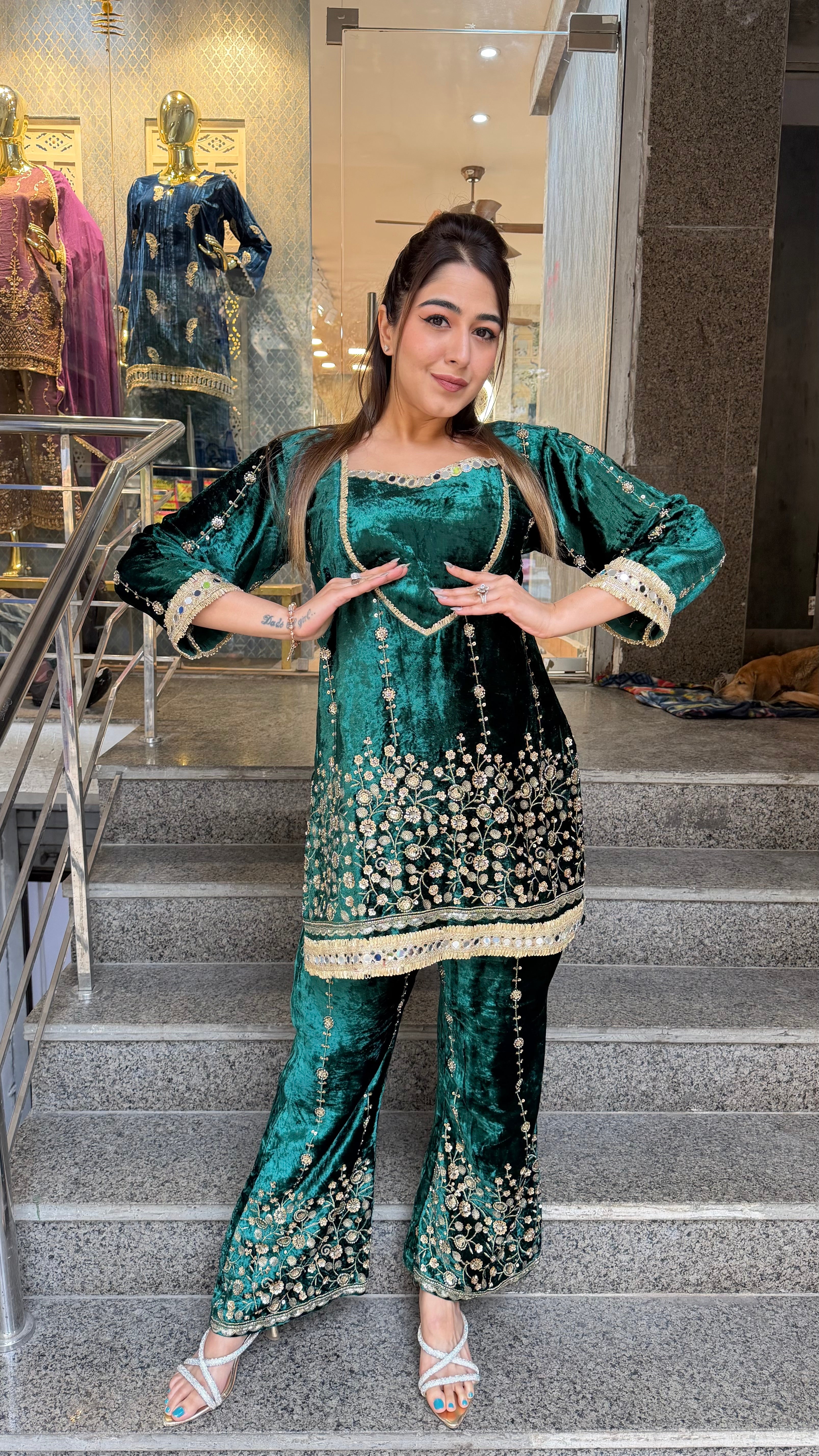 The Mastani Velvet Co Ordset