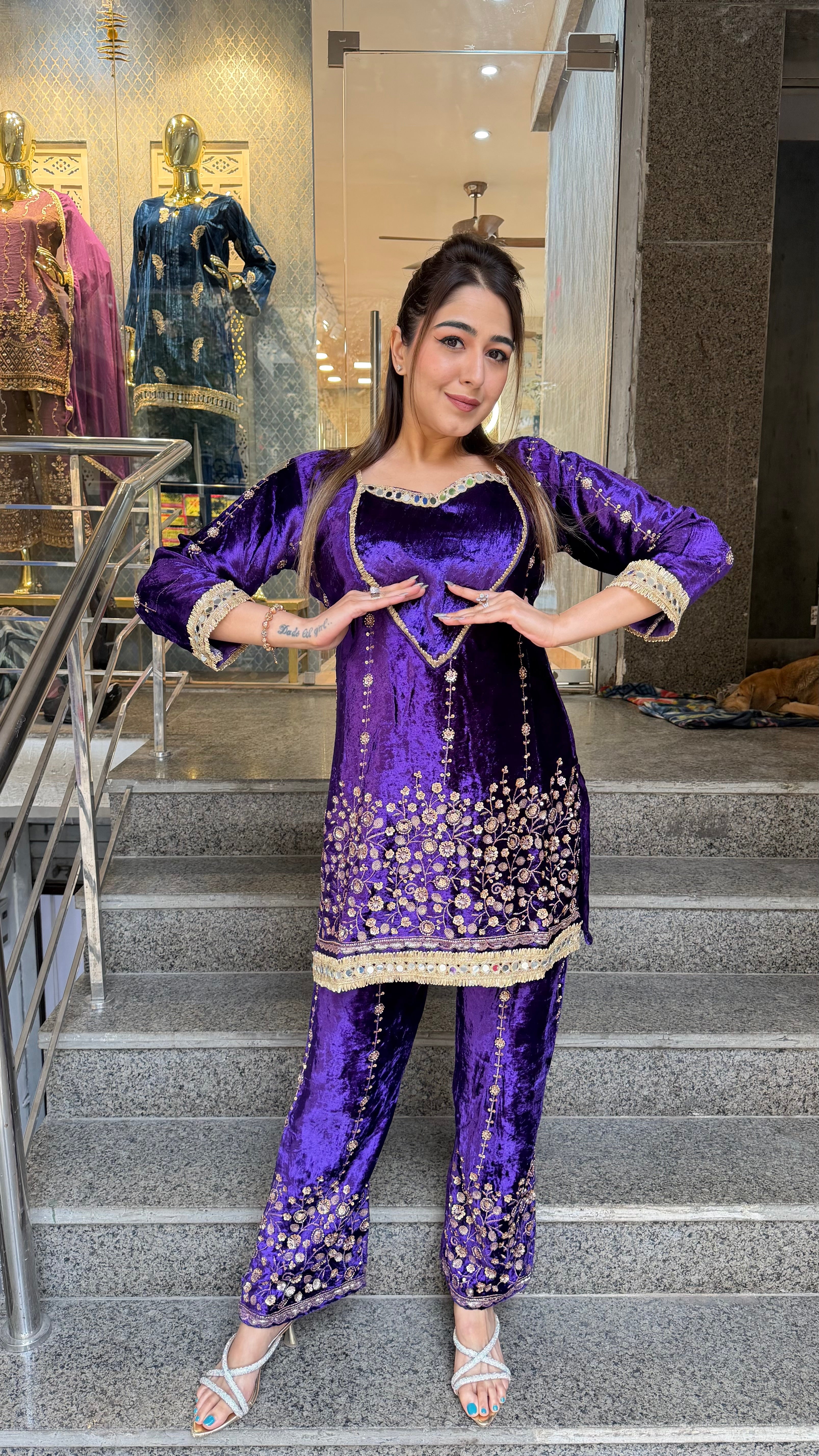 The Mastani Velvet Co Ordset