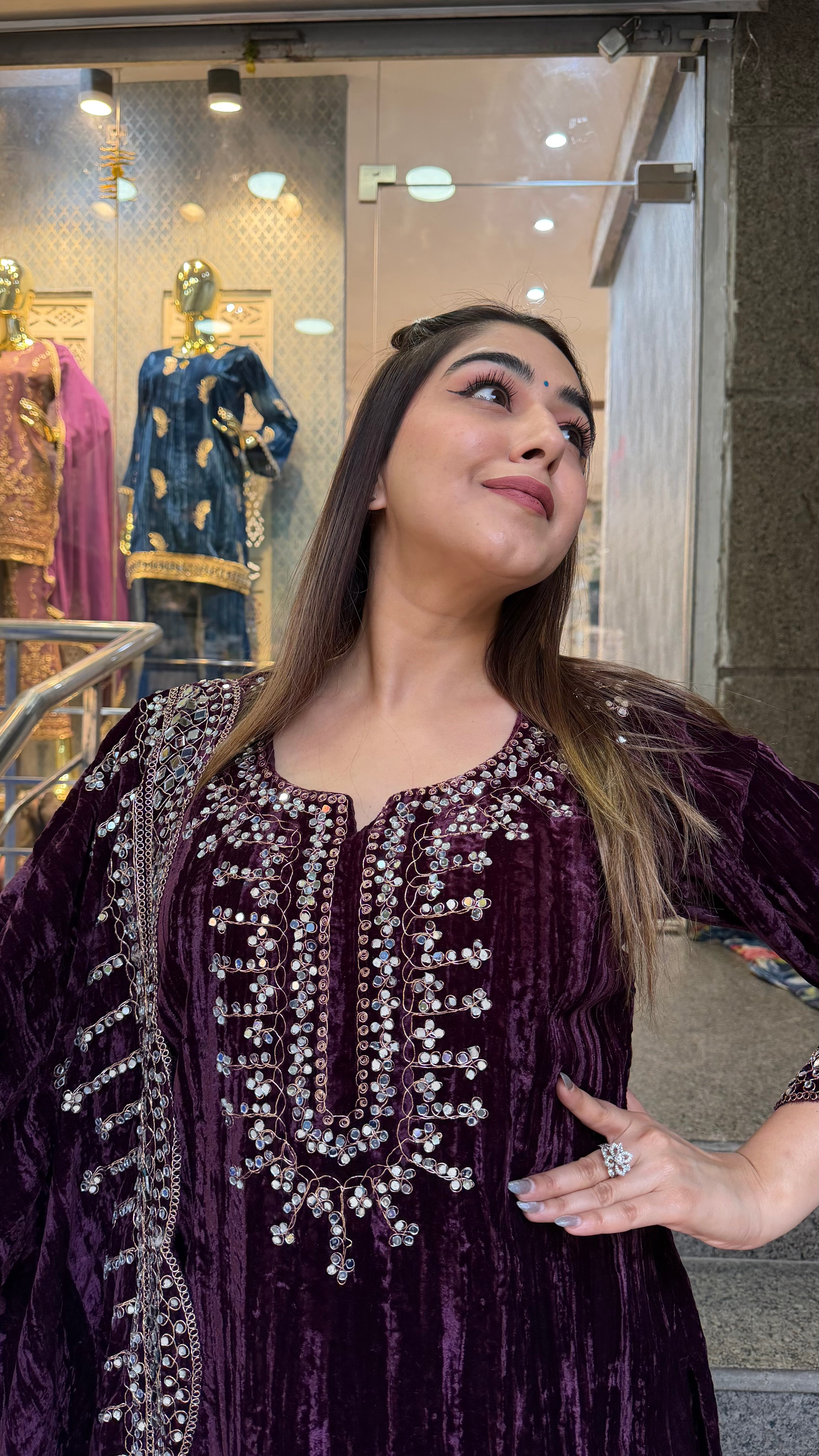 The Chunri Velvet Suit