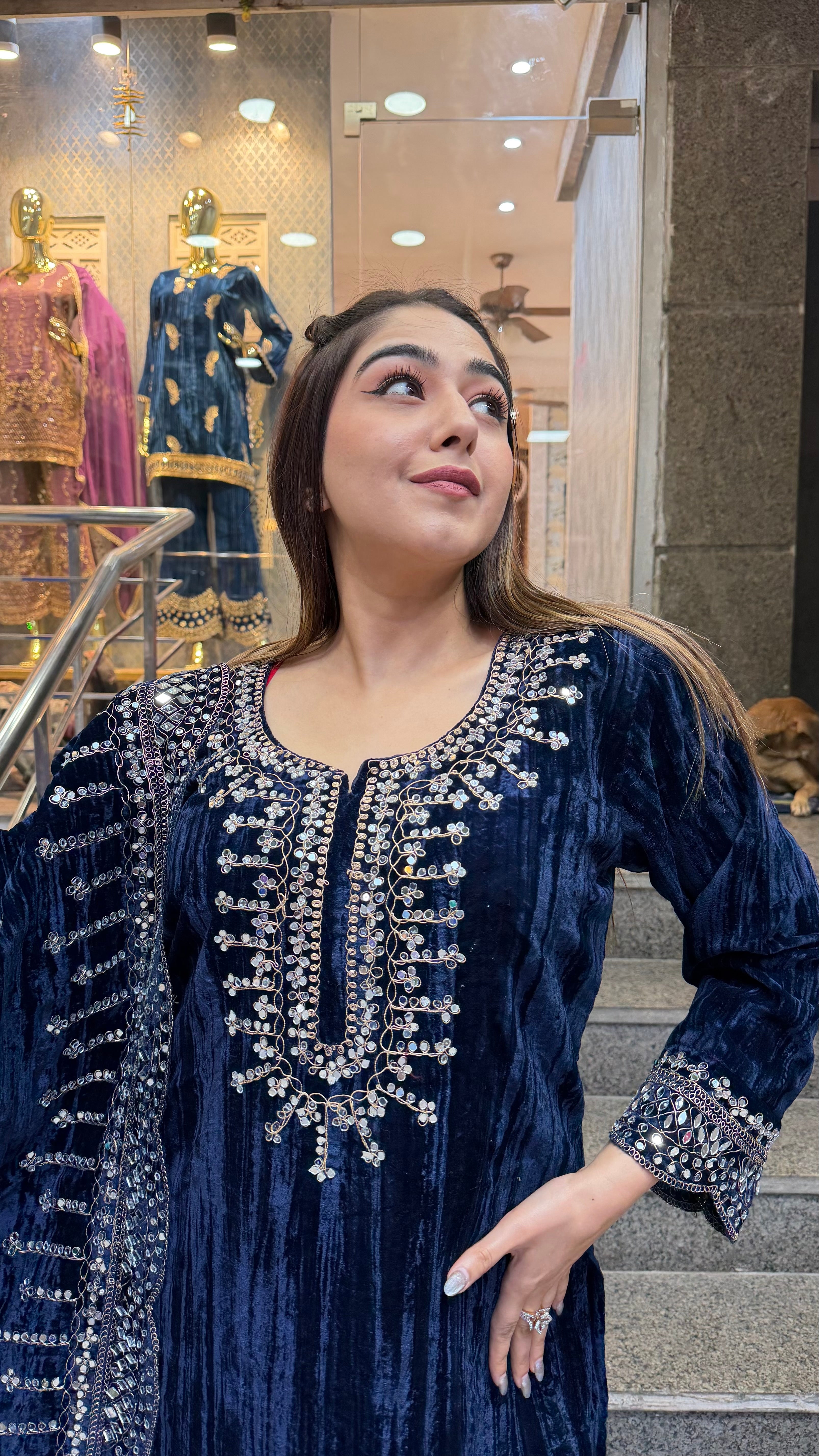 The Chunri Velvet Suit