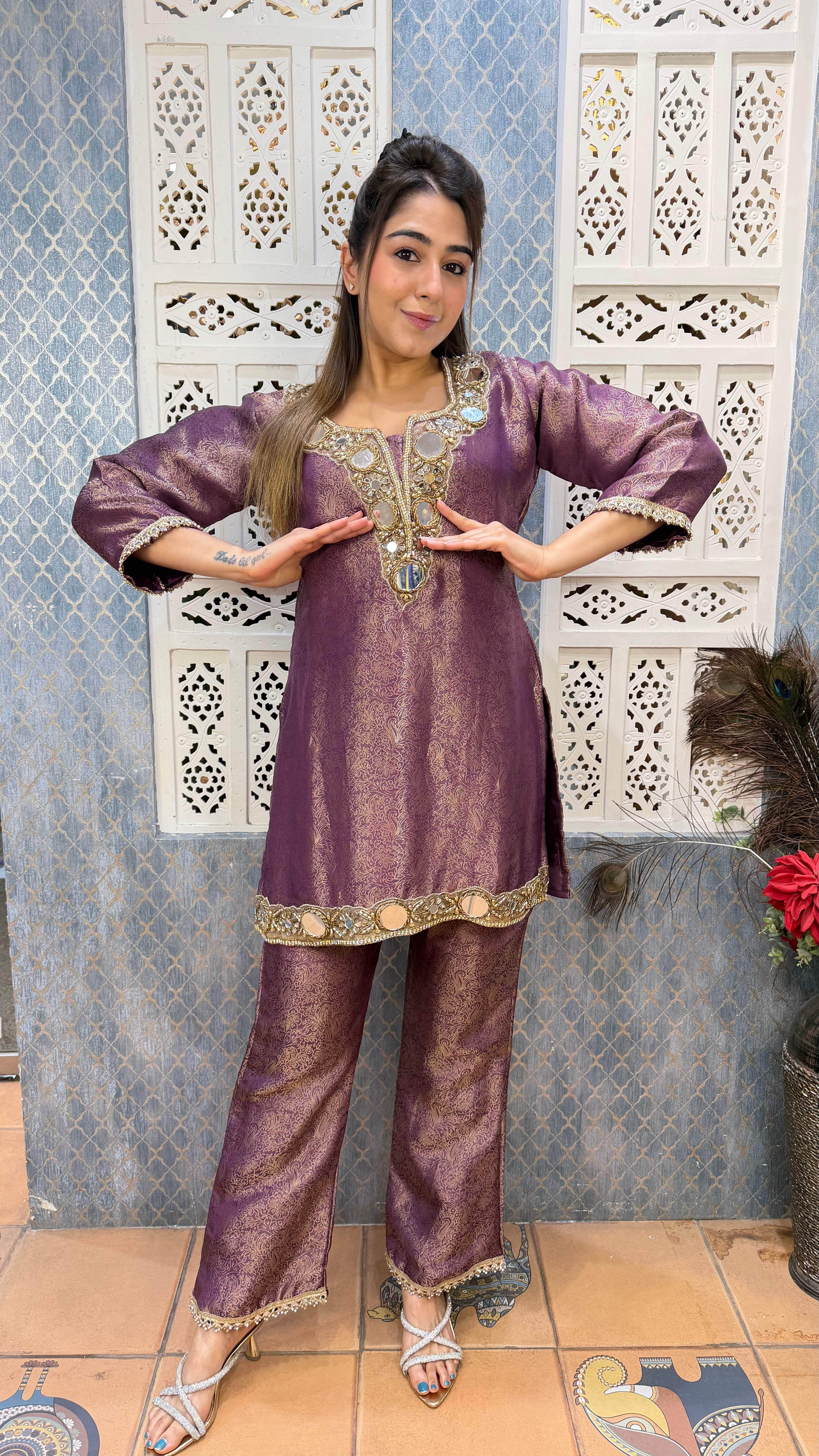The Jannat Brocade Set