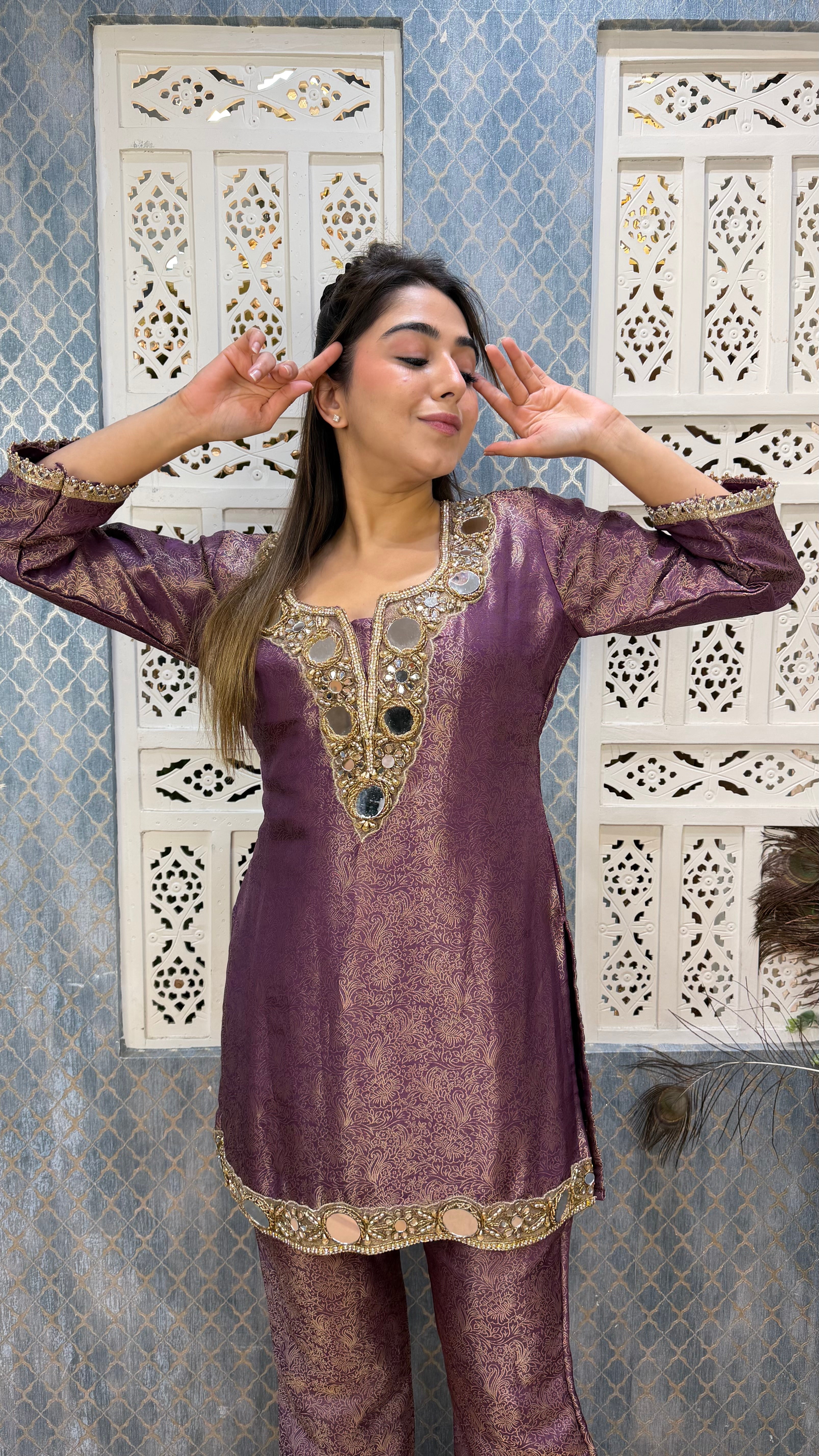 The Jannat Brocade Set