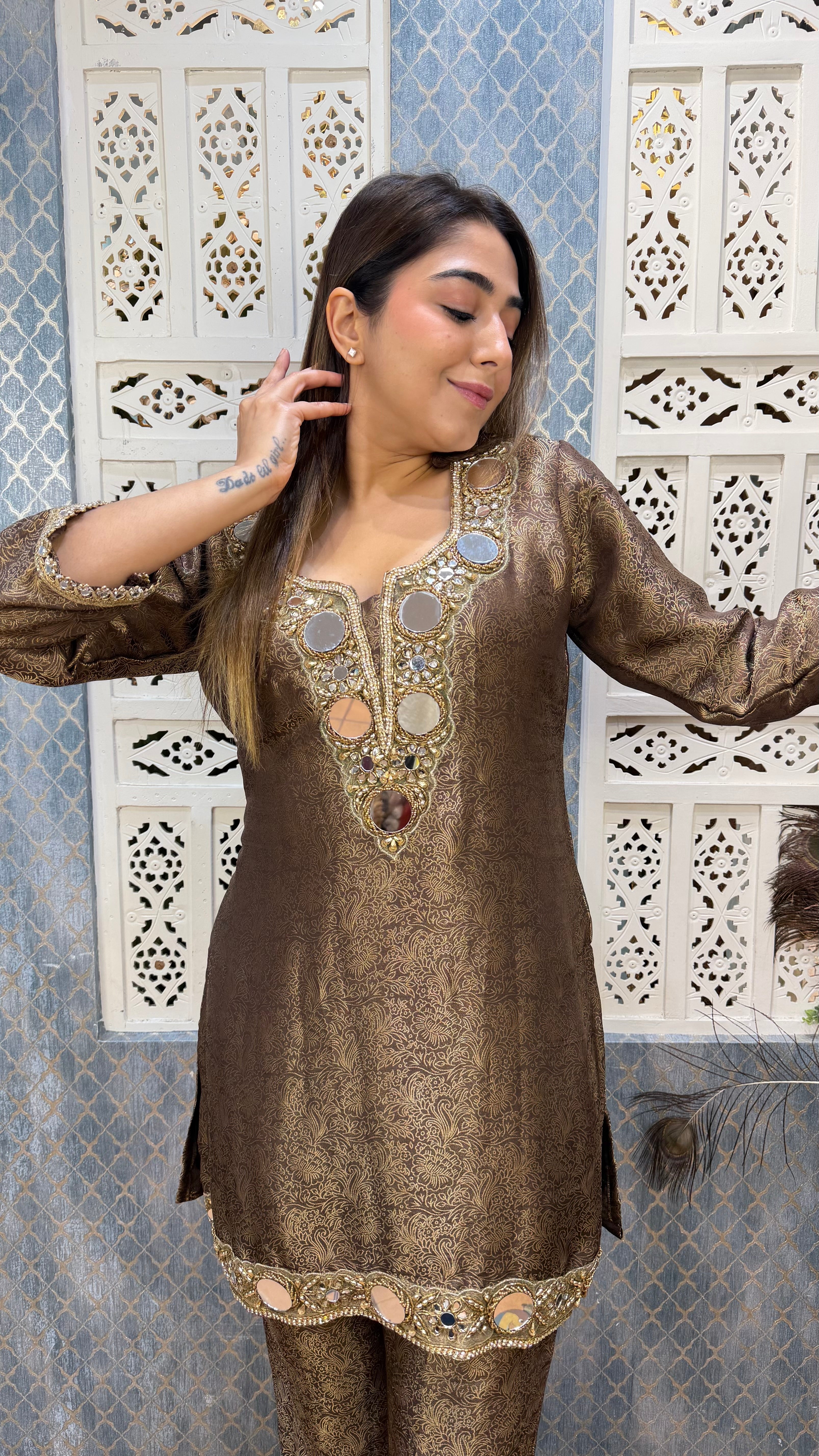 The Jannat Brocade Set
