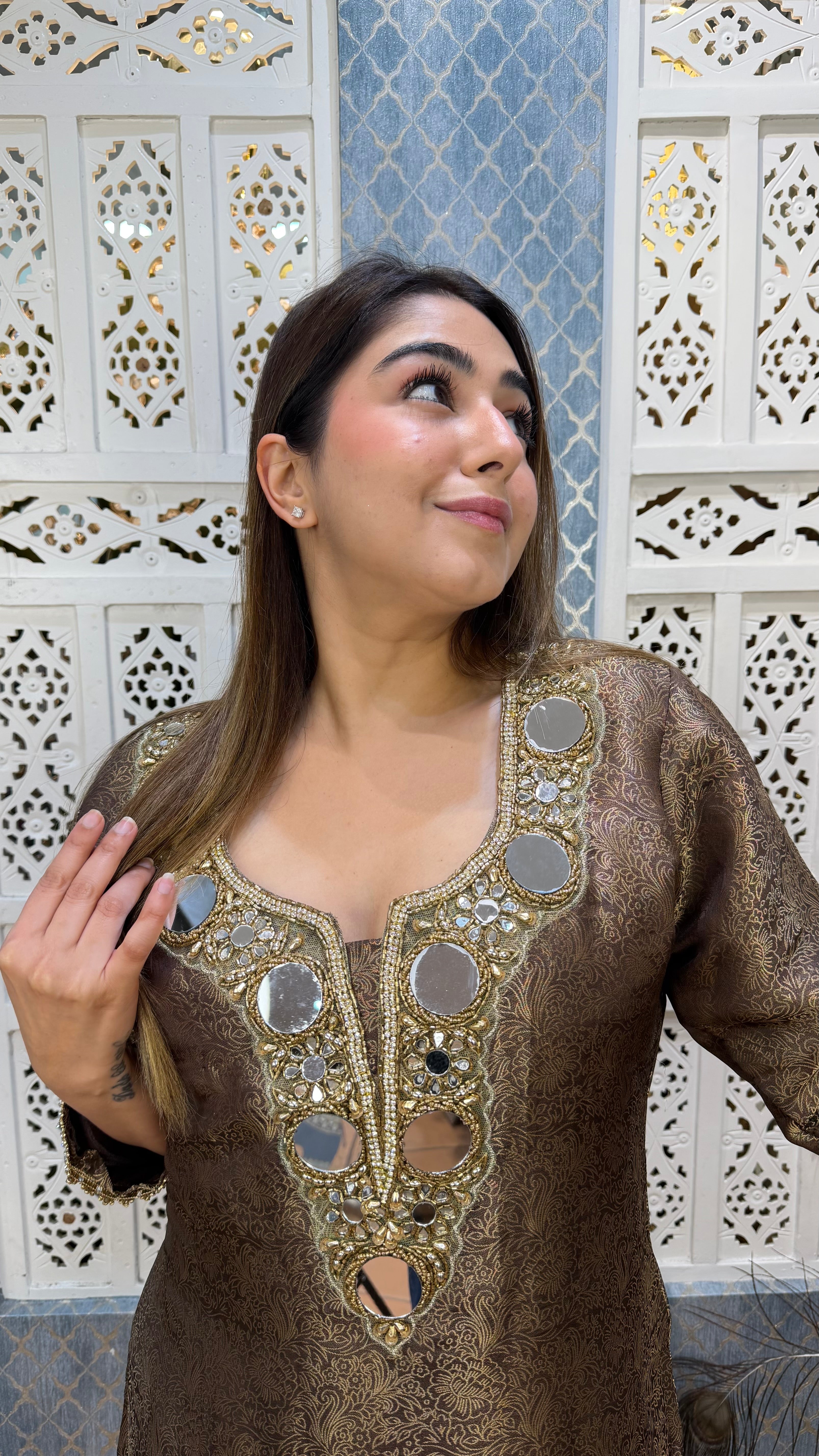 The Jannat Brocade Set