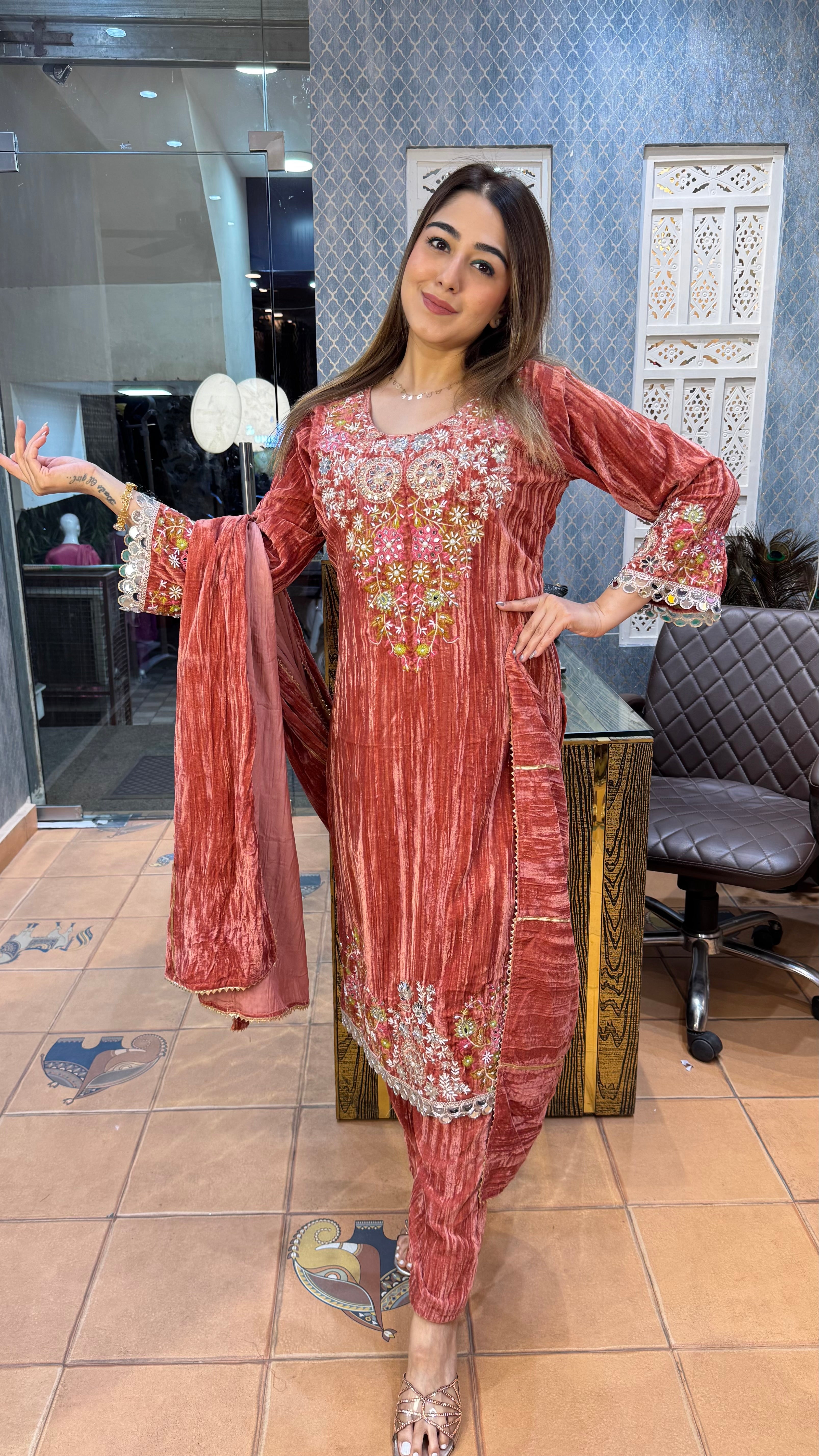 The Dastoor Velvet Suit