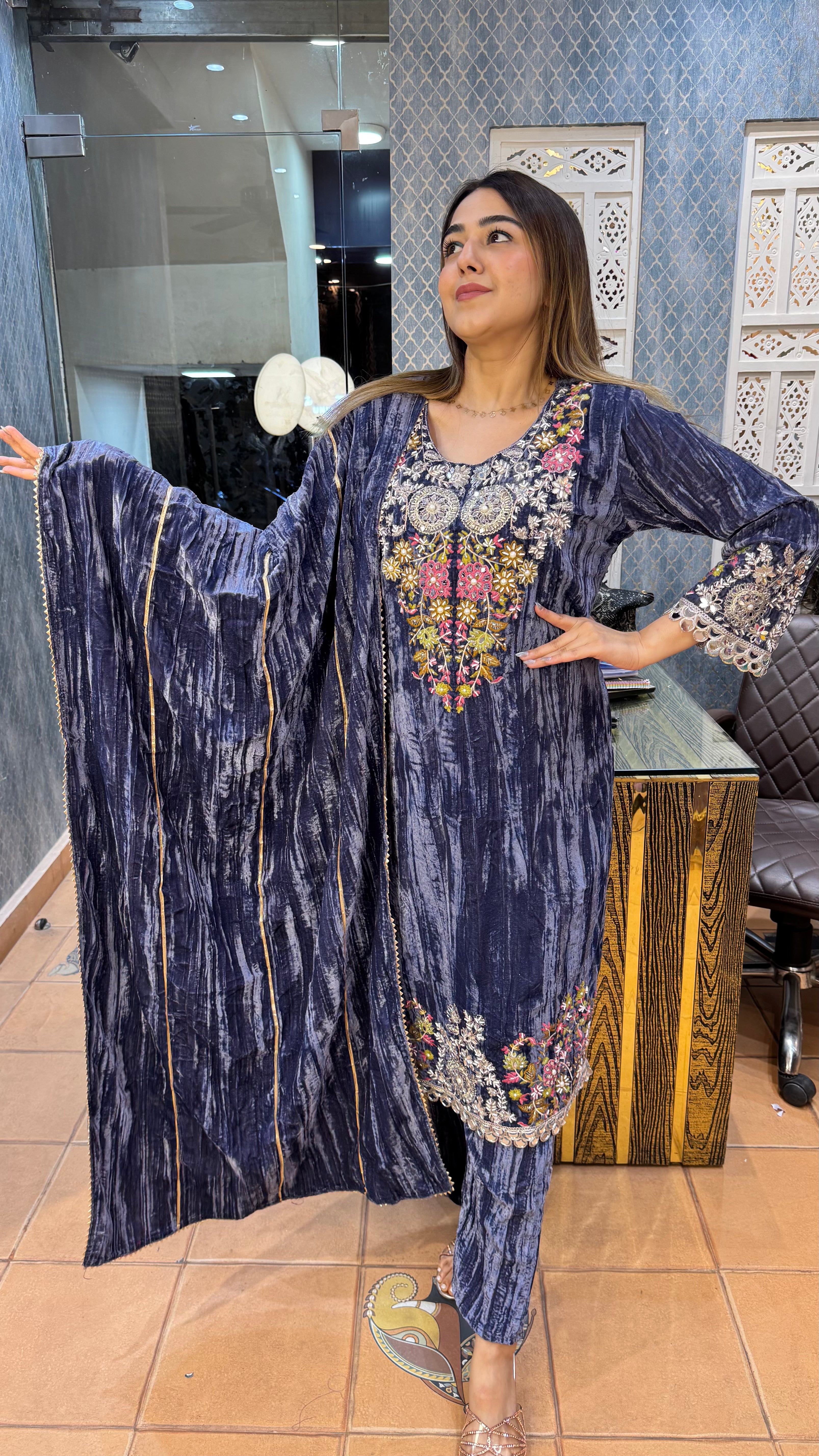 The Dastoor Velvet Suit