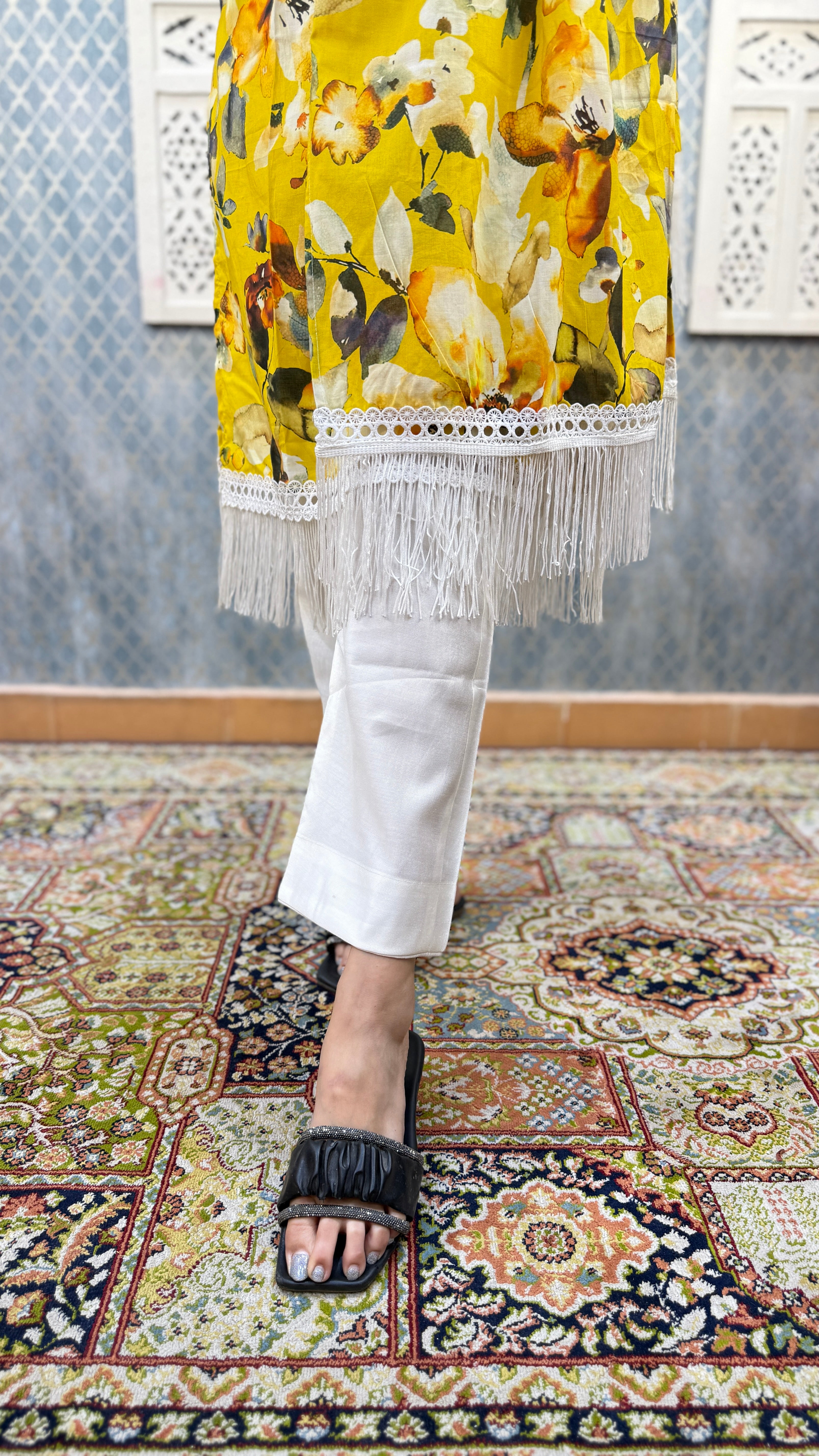 The Bloom Printed Suit