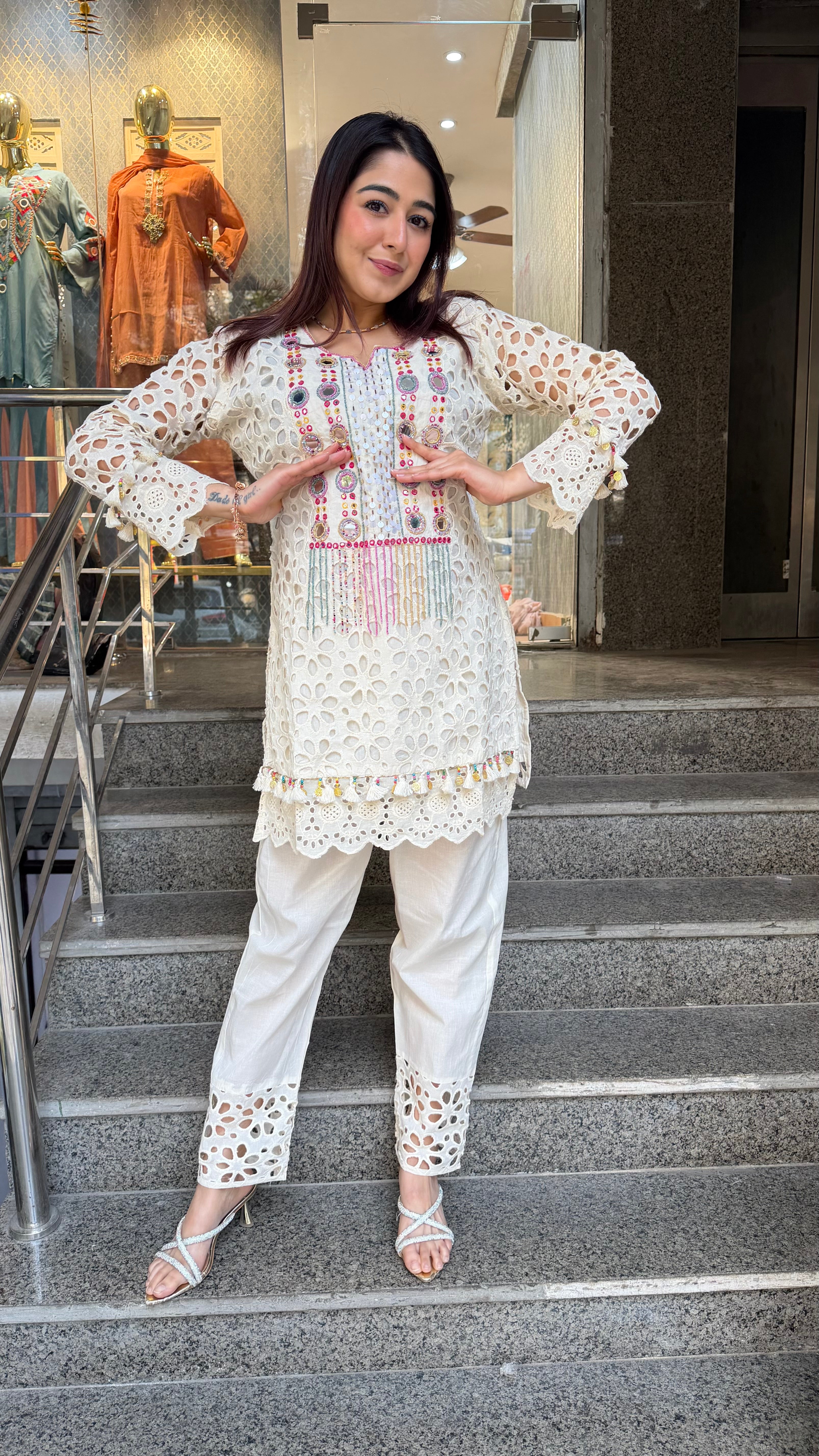 The Adira Schiffli Co Ordset