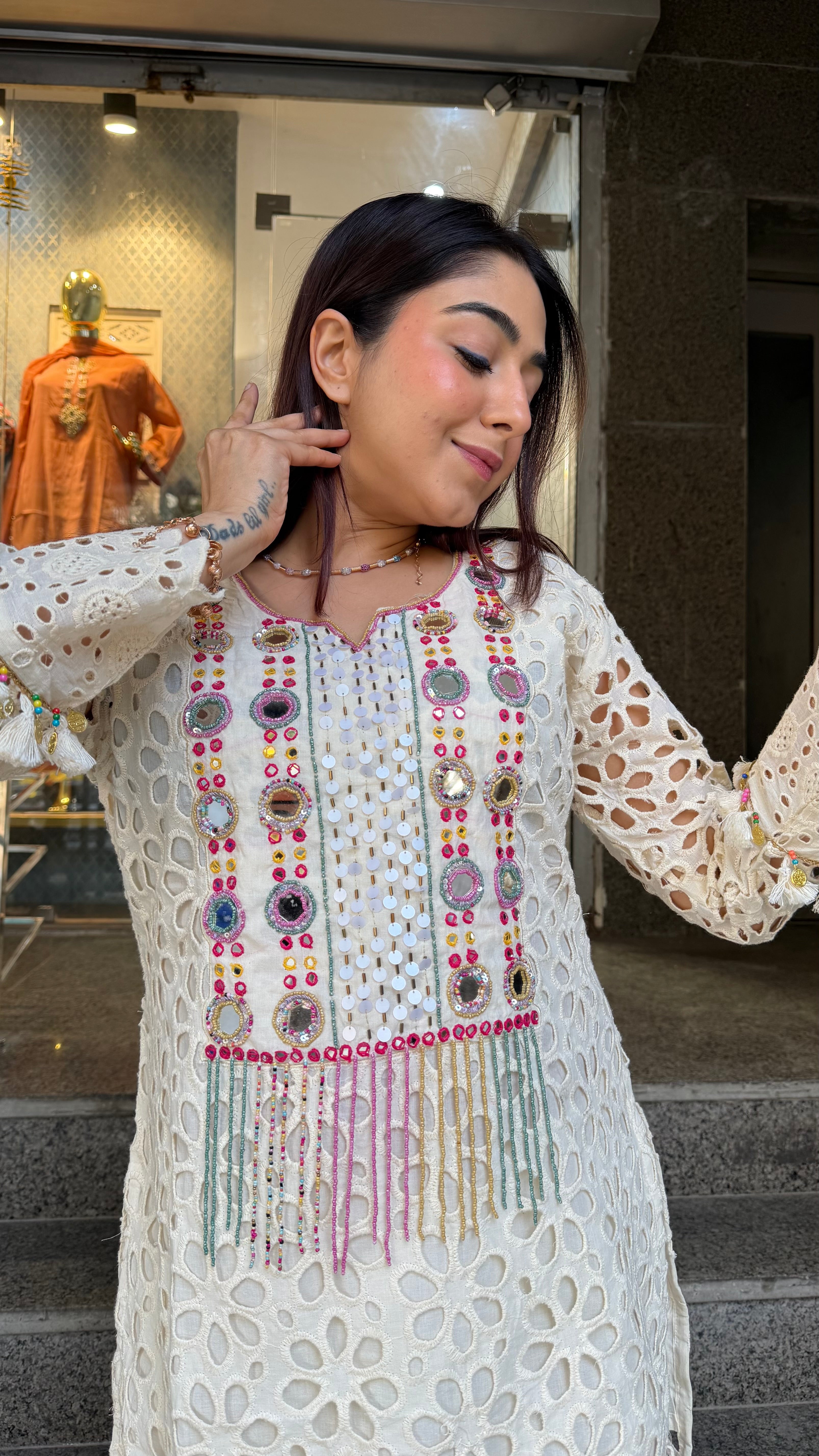 The Adira Schiffli Co Ordset