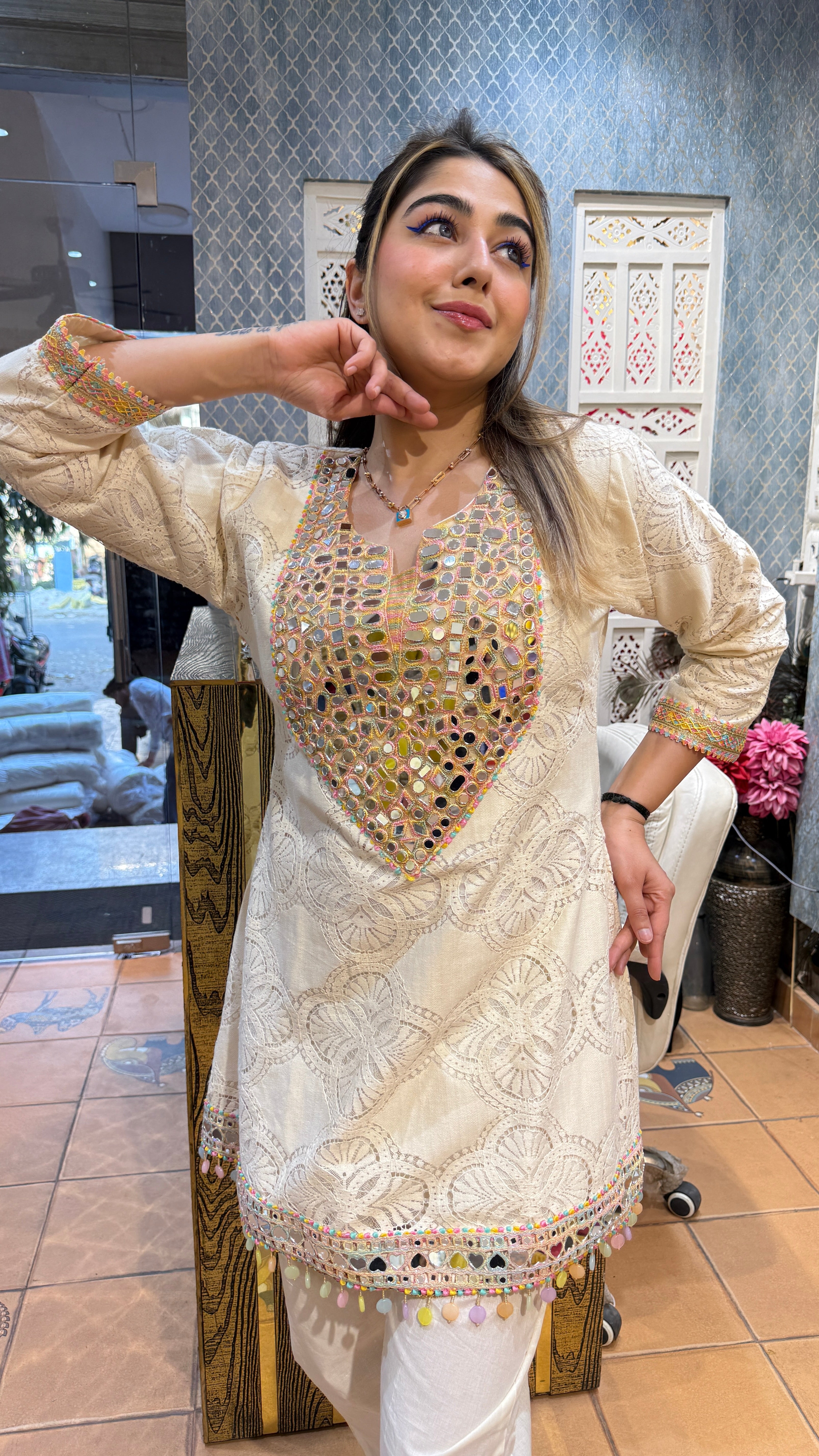 The Sheeshmahal Co Ord Set
