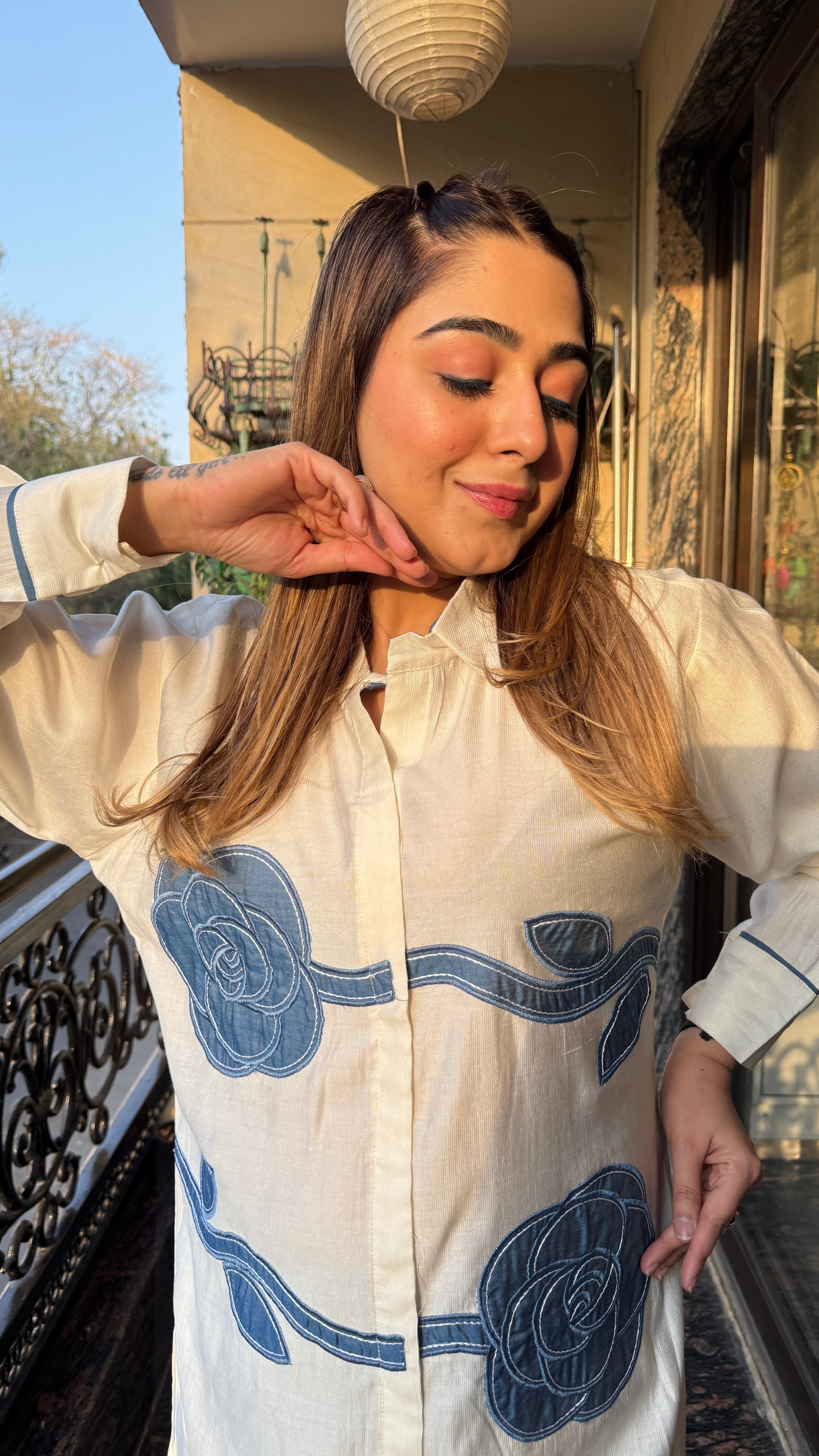 The Rose Denim Co Ord Set