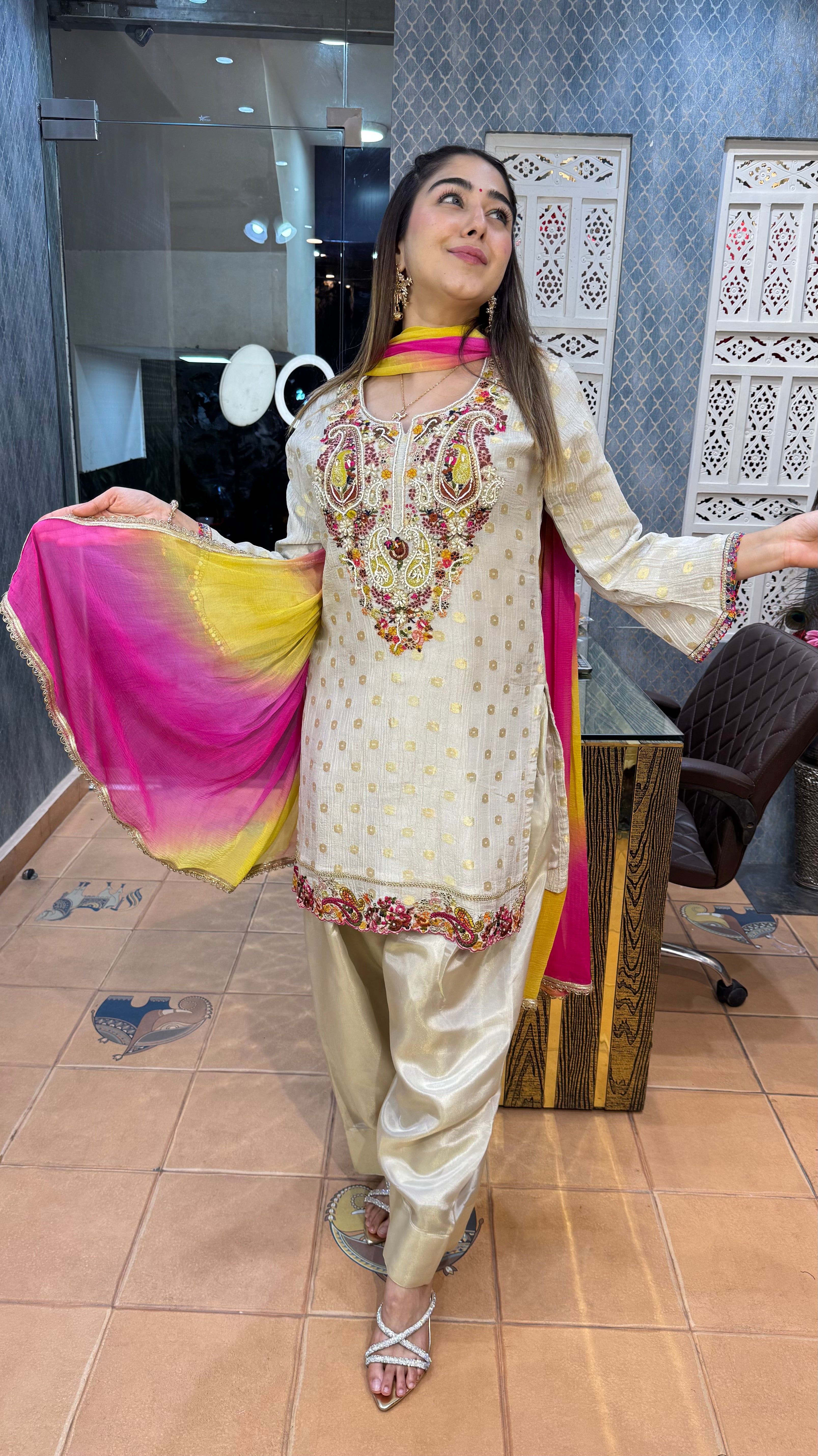 the jhumki farshi set