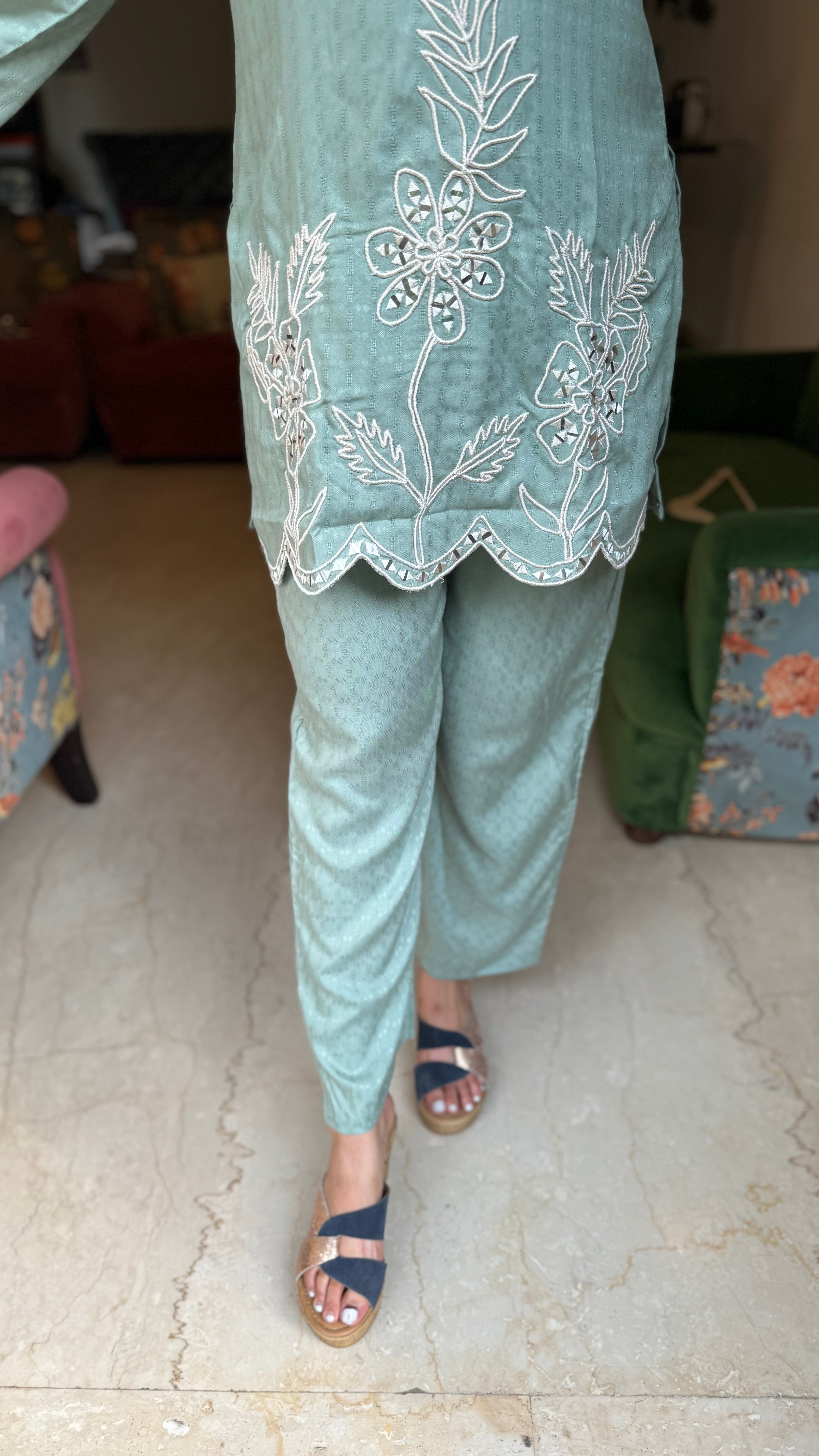 The Dori Cutwork Co Ord Set