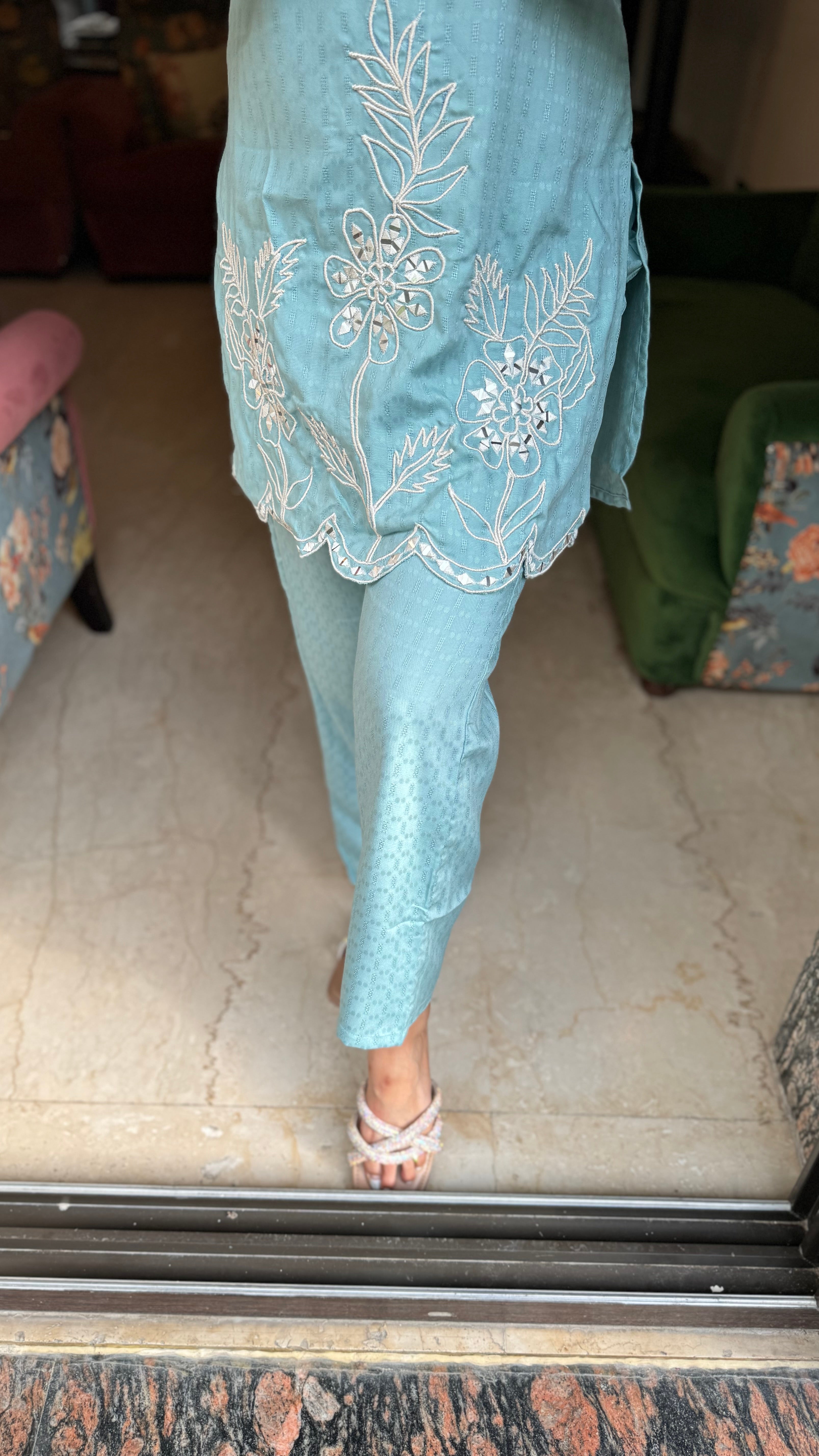The Dori Cutwork Co Ord Set