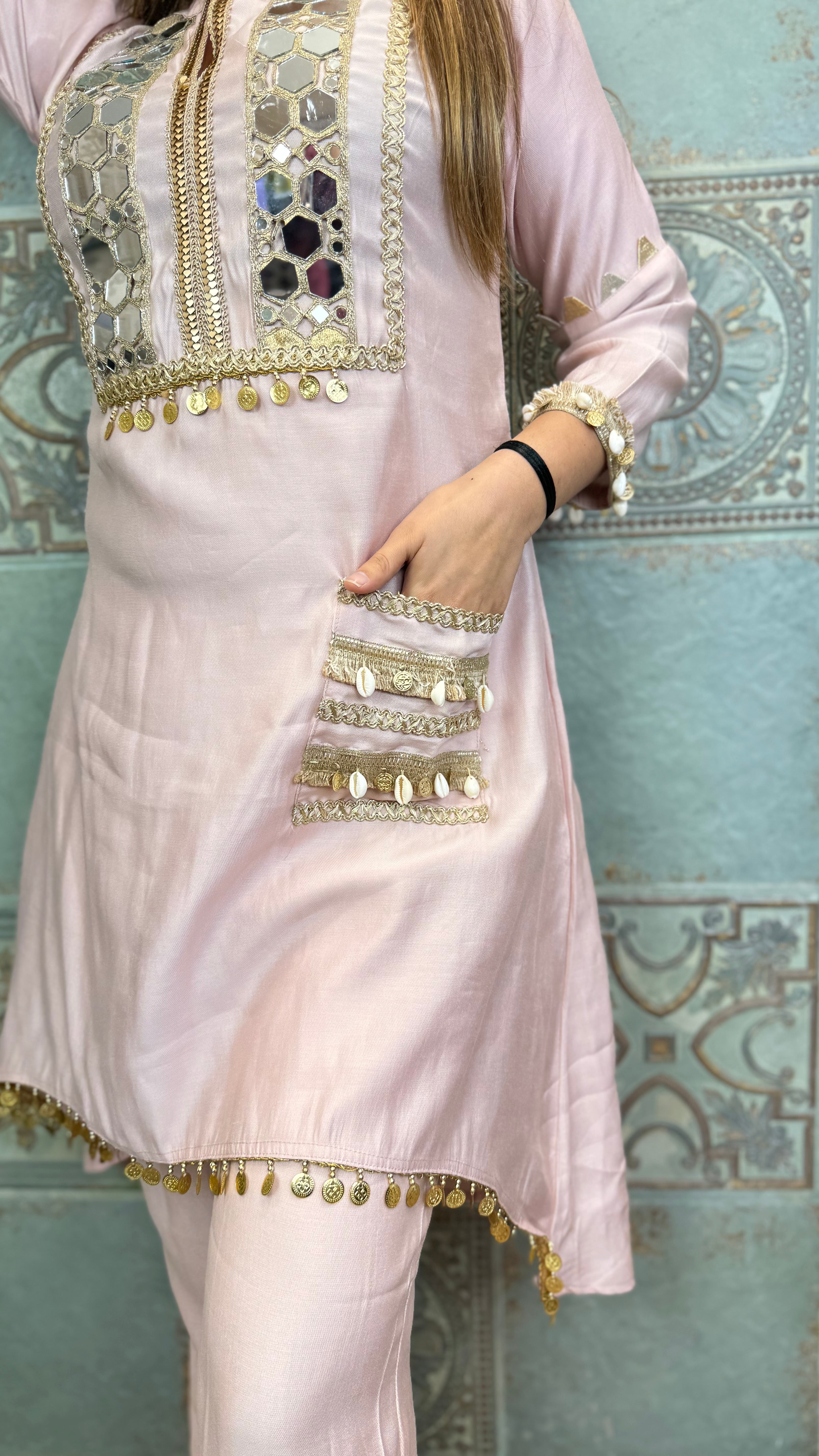The Kaanch Co Ord Set - Vastra Gharr