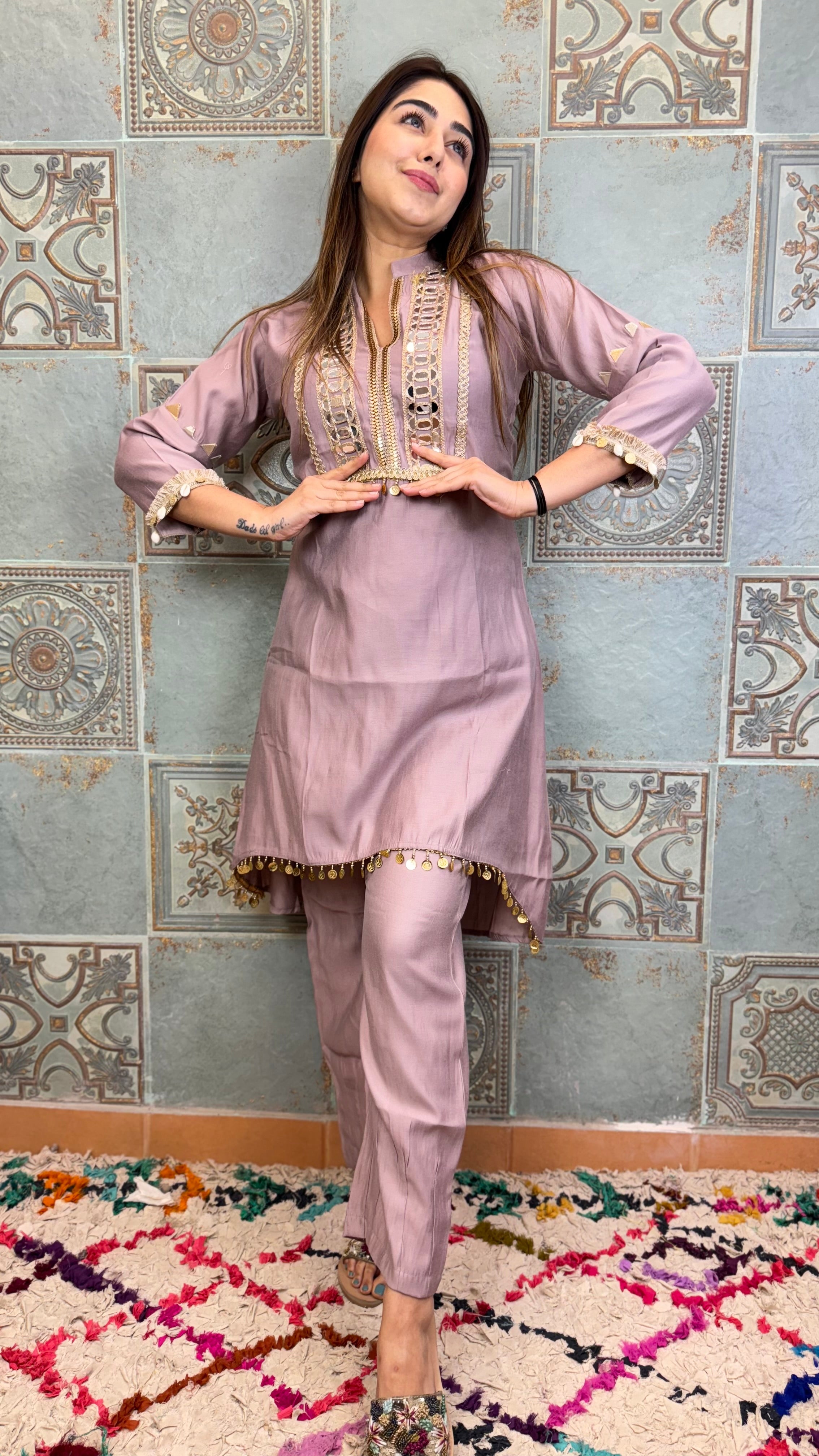 The Kaanch Co Ord Set - Vastra Gharr
