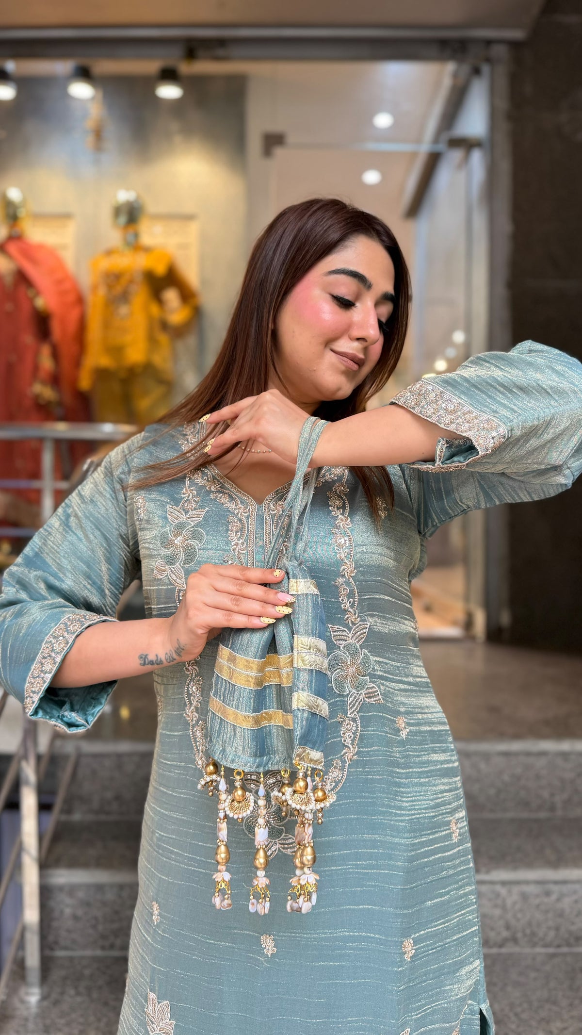THE CHANDNI LONG SUIT