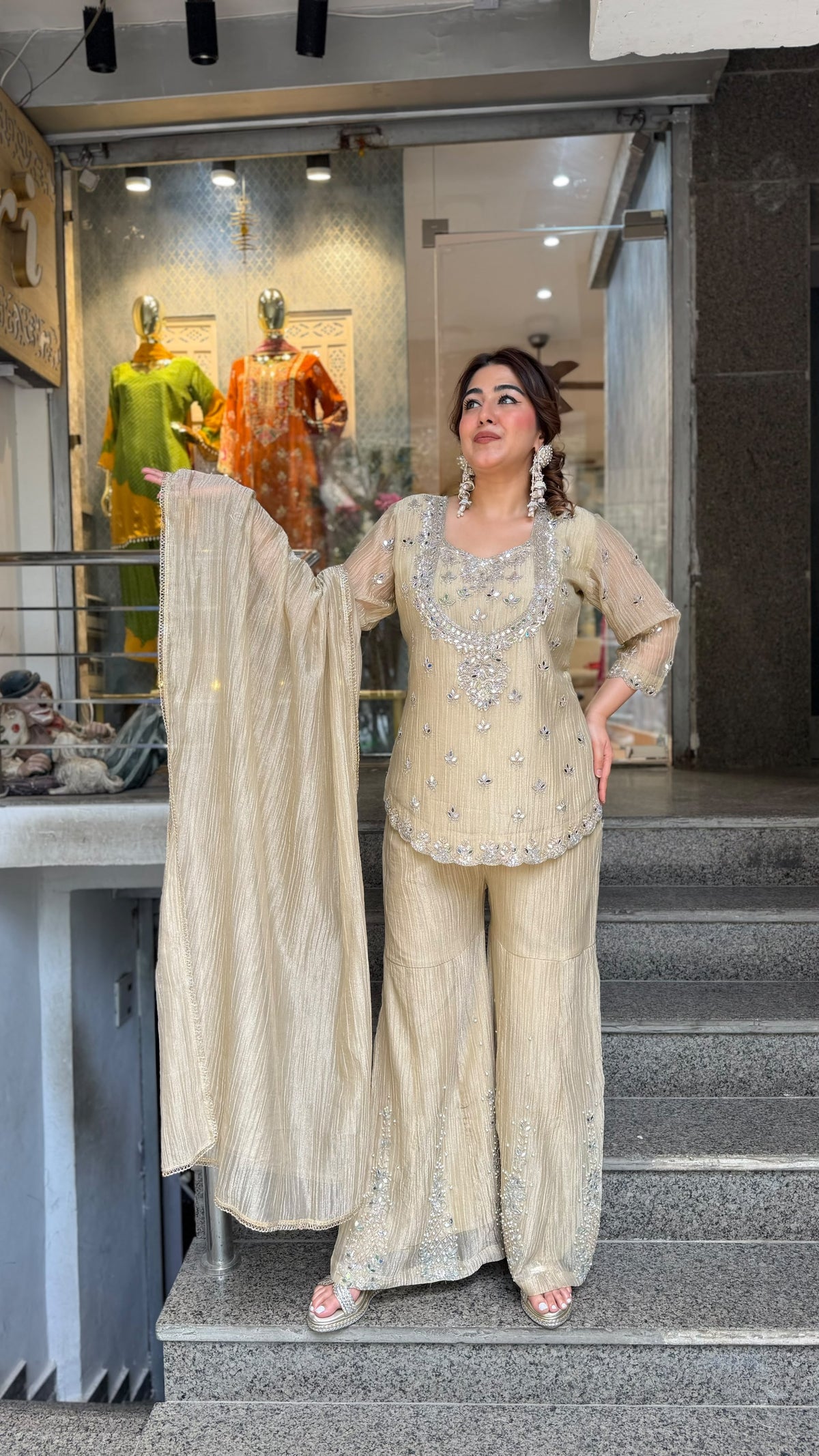 THE CHANDRAMUKHI SHARARA SET