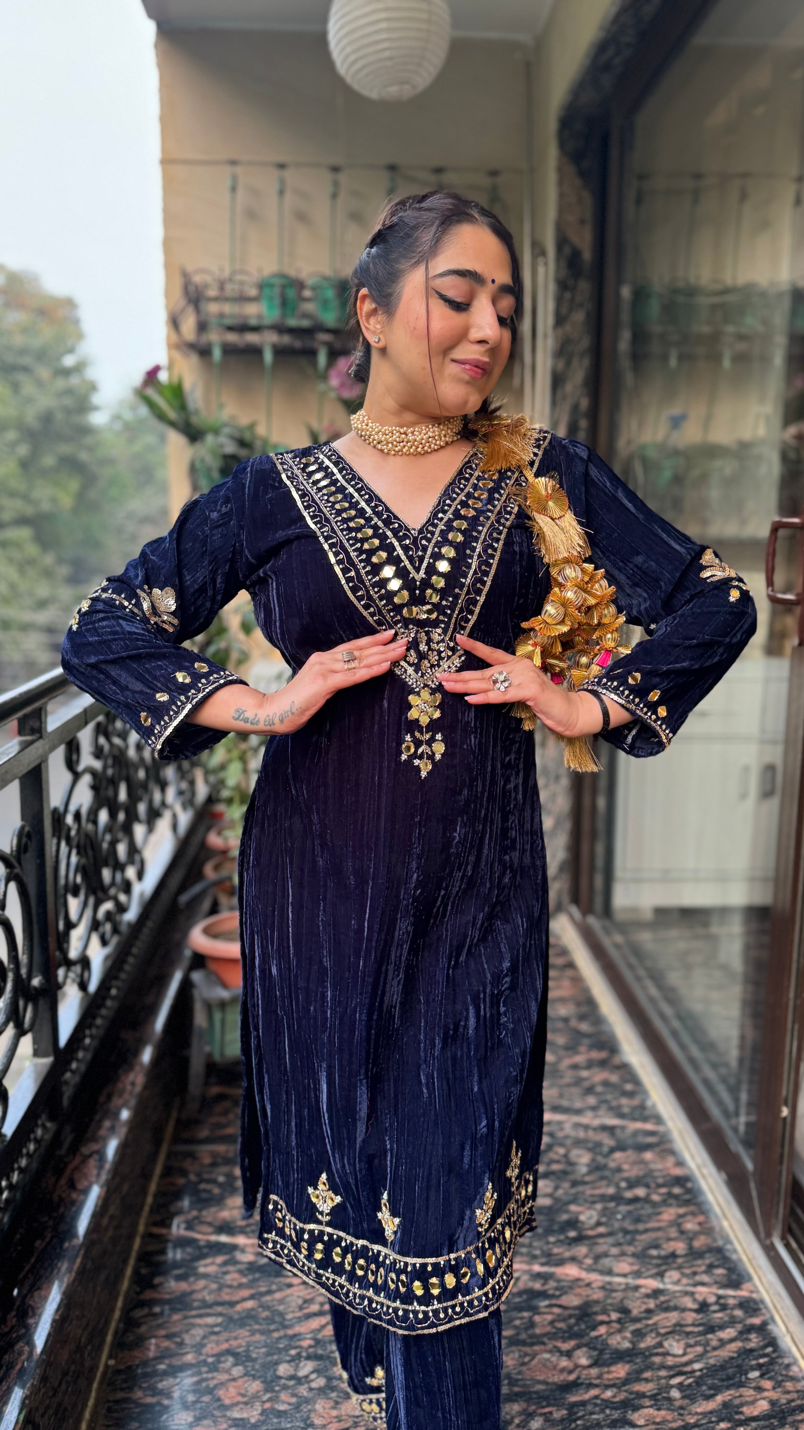 The Preeto Velvet Suit