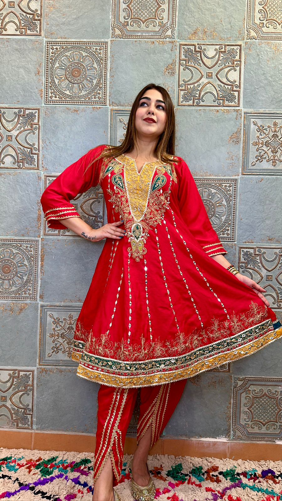 The Ghoomar Peplum