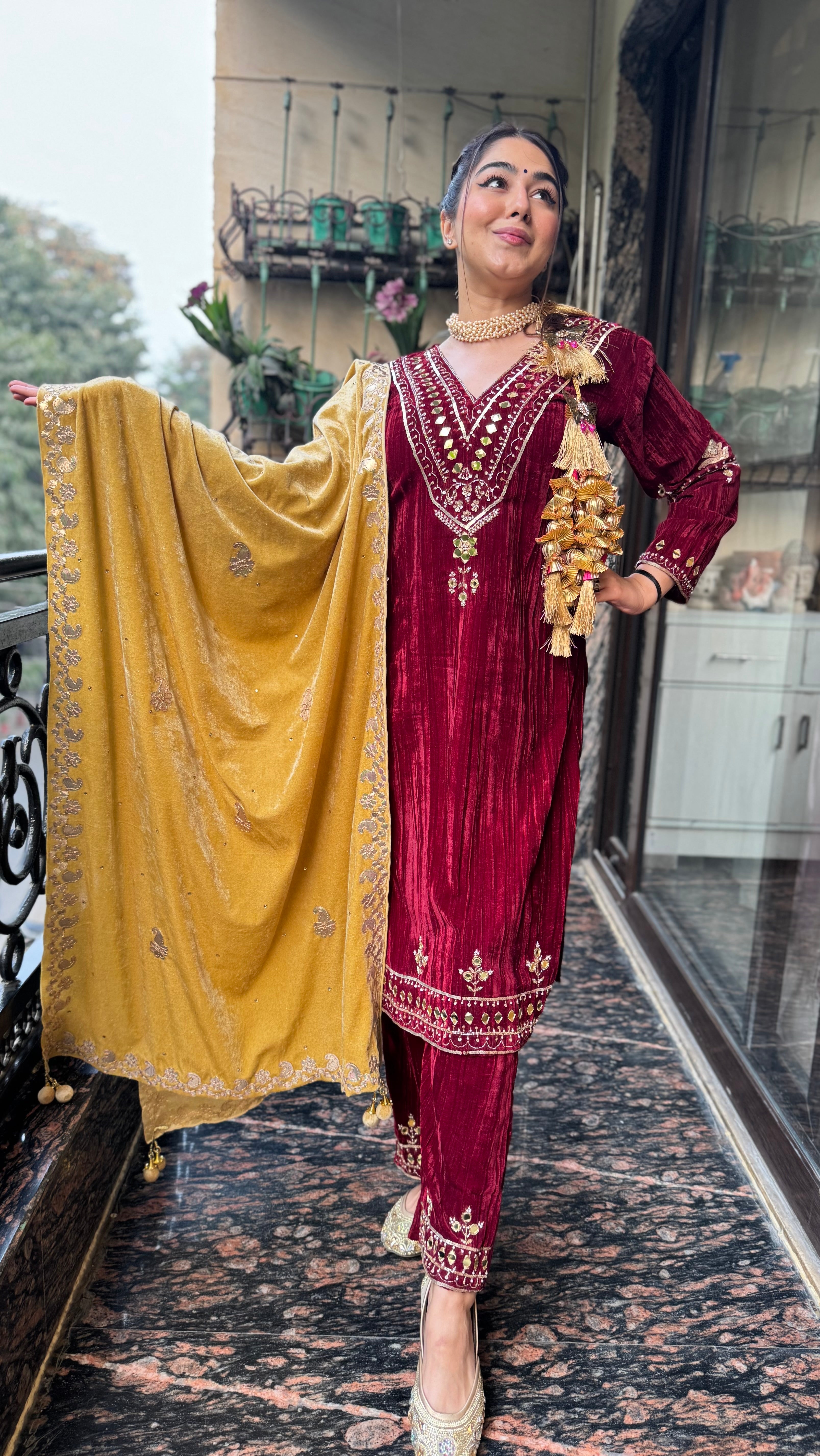 The Preeto Velvet Suit