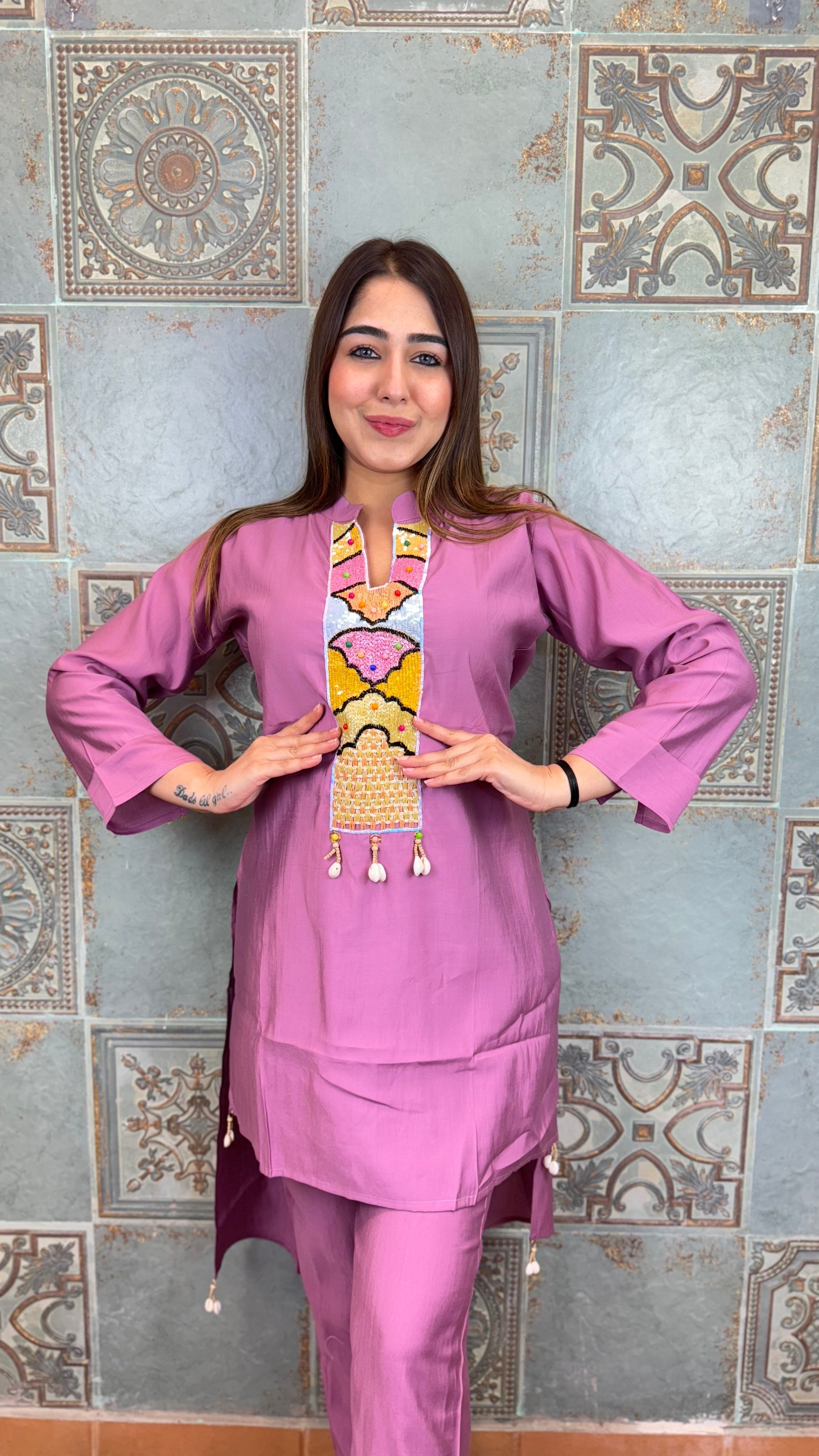 Colorful Co Ord Set - Vastra Gharr