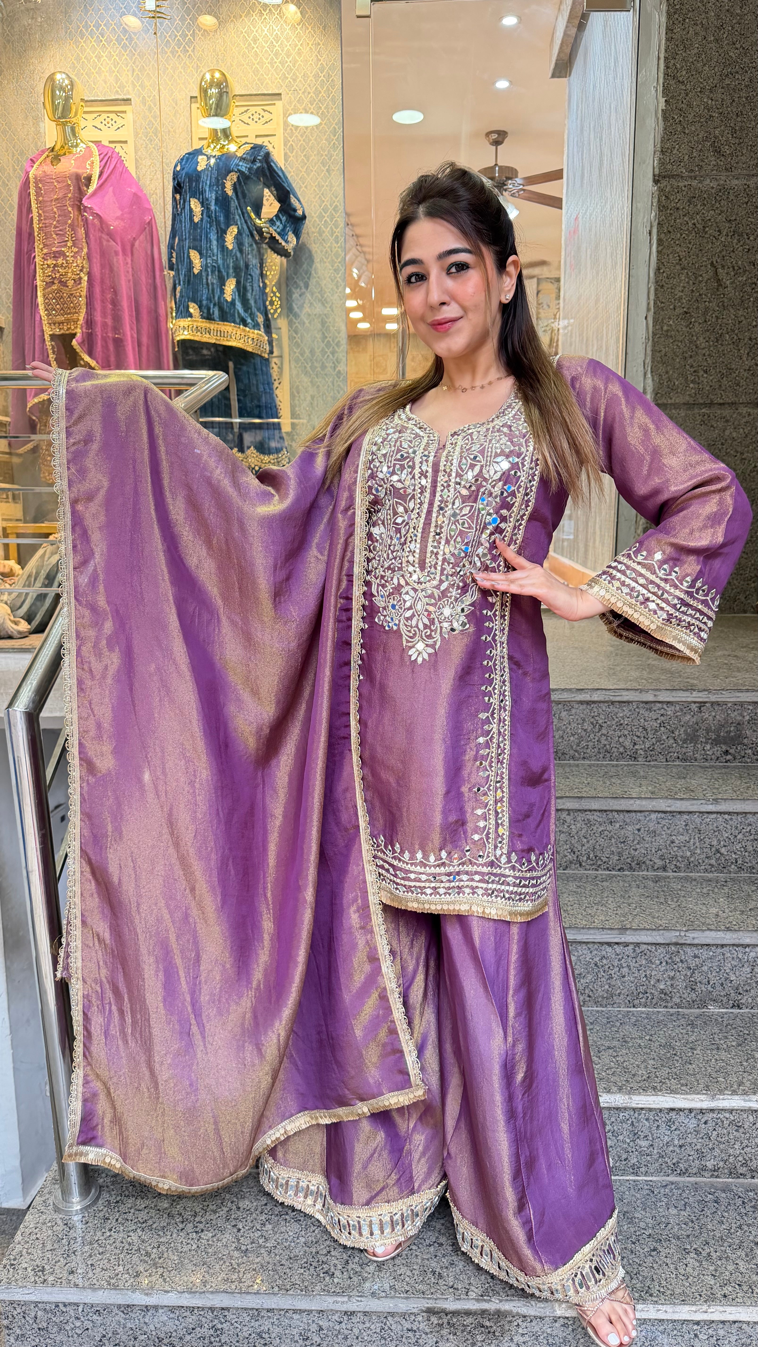 The Sajni Sharara Set