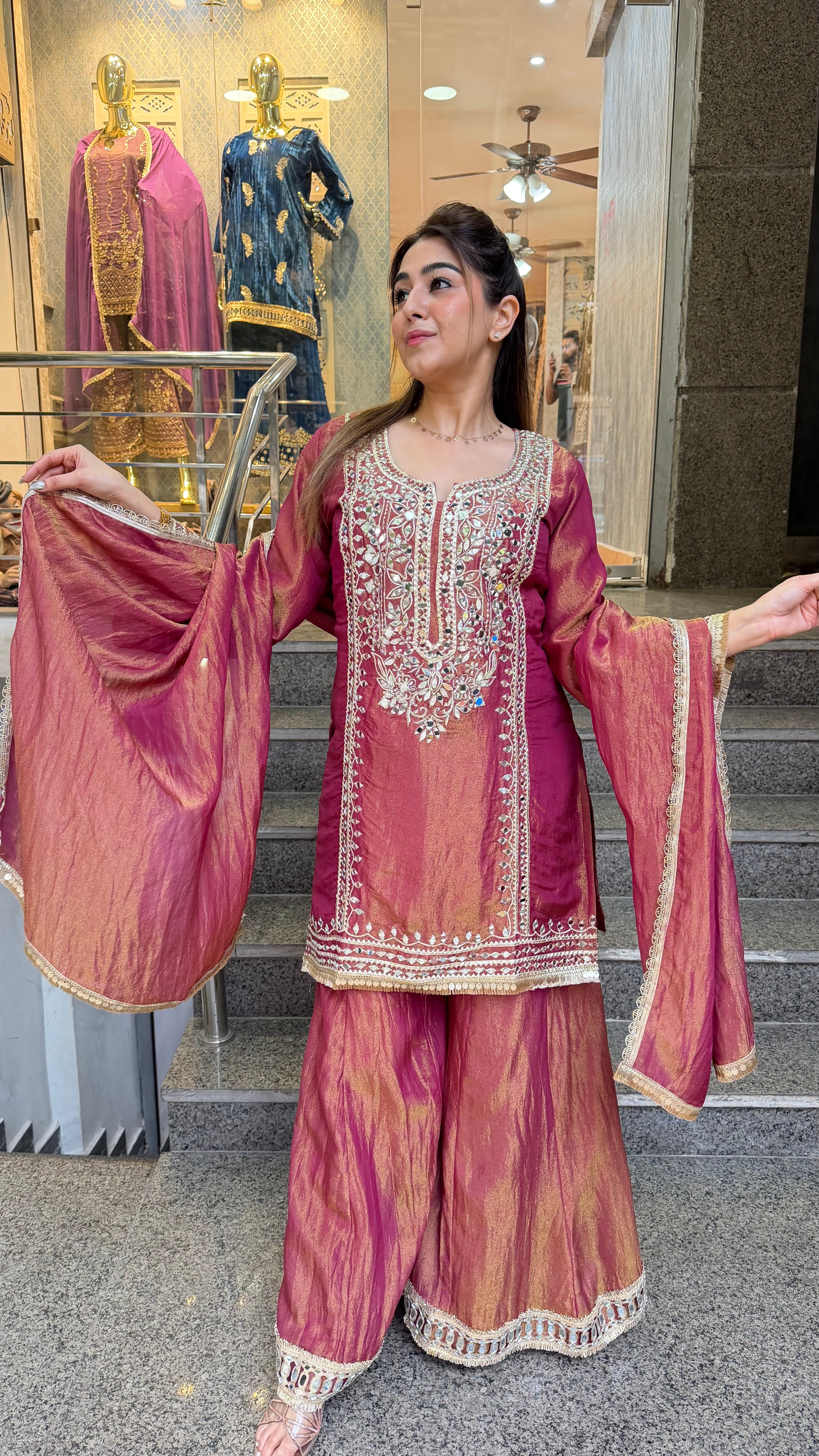 The Sajni Sharara Set