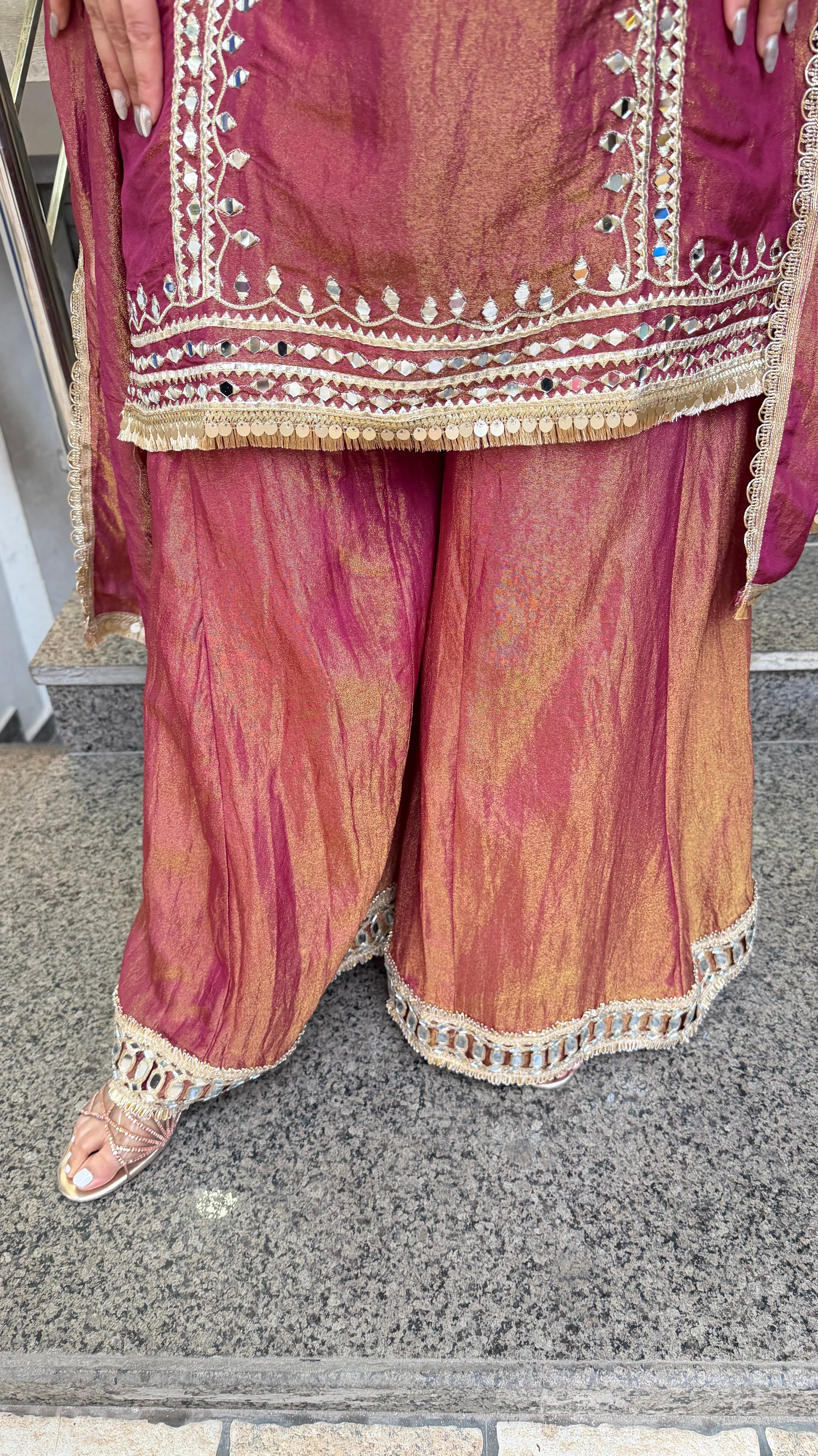 The Sajni Sharara Set