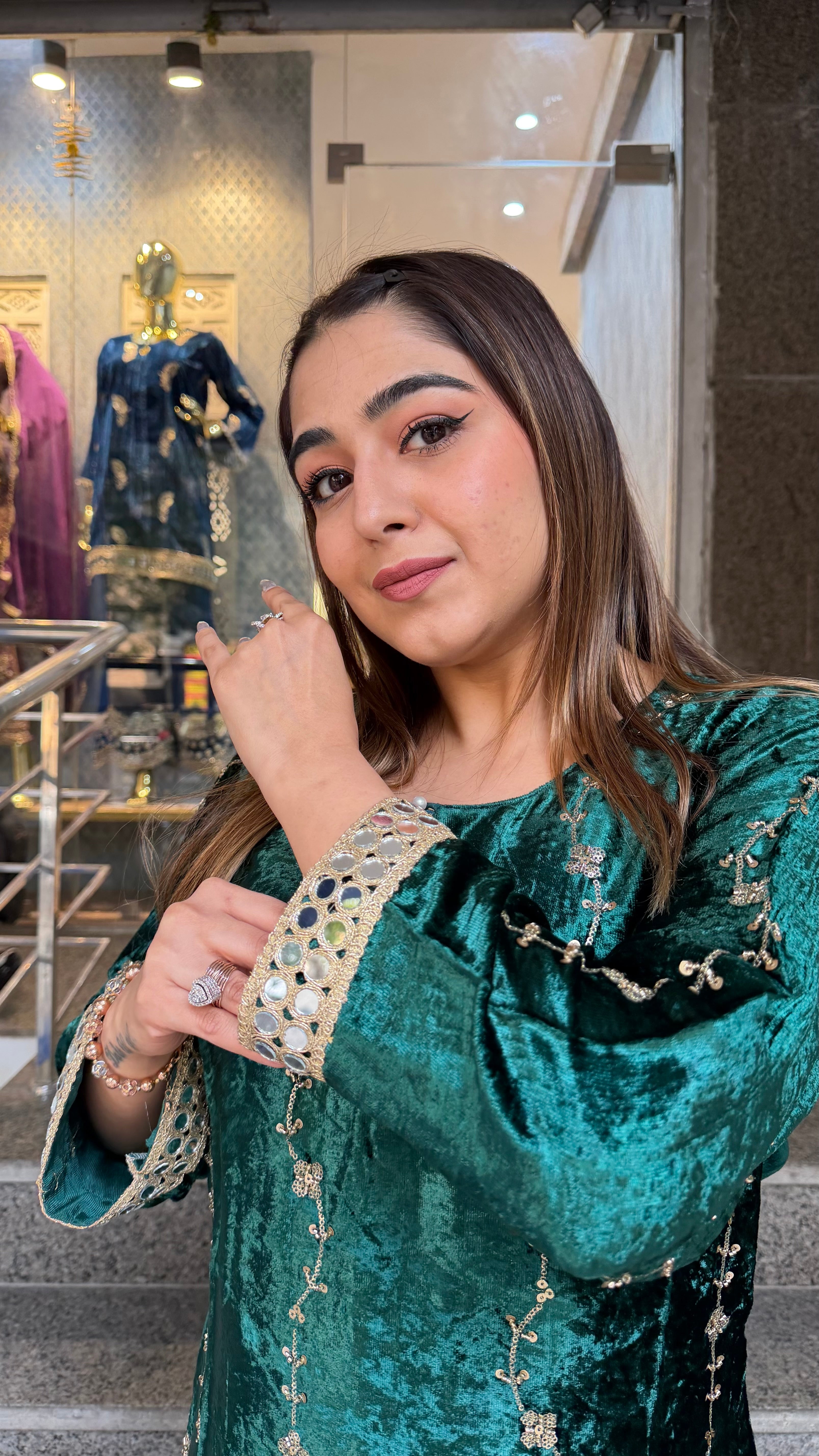 The Deewani Velevet Co Ordset