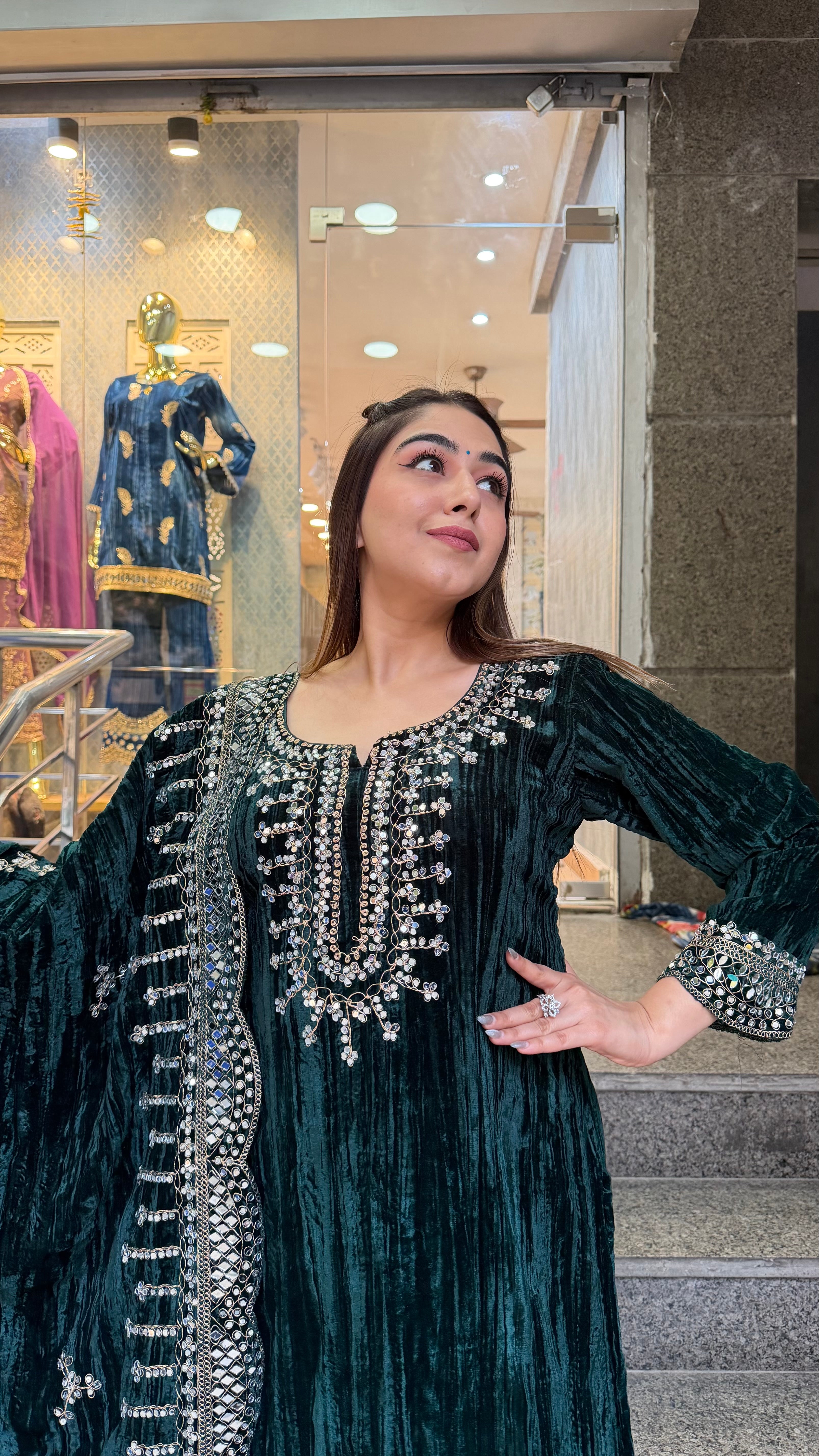 The Chunri Velvet Suit