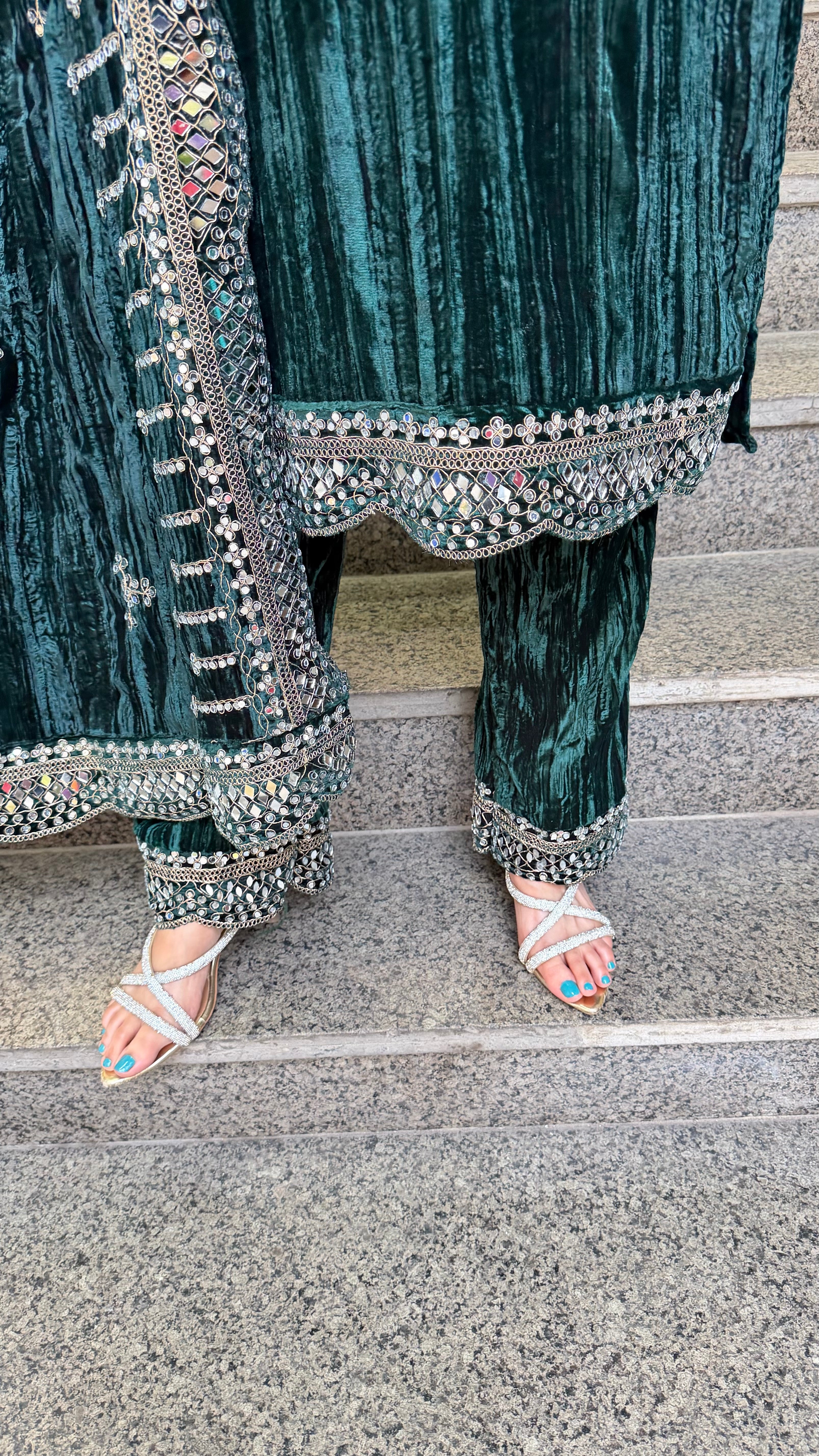 The Chunri Velvet Suit