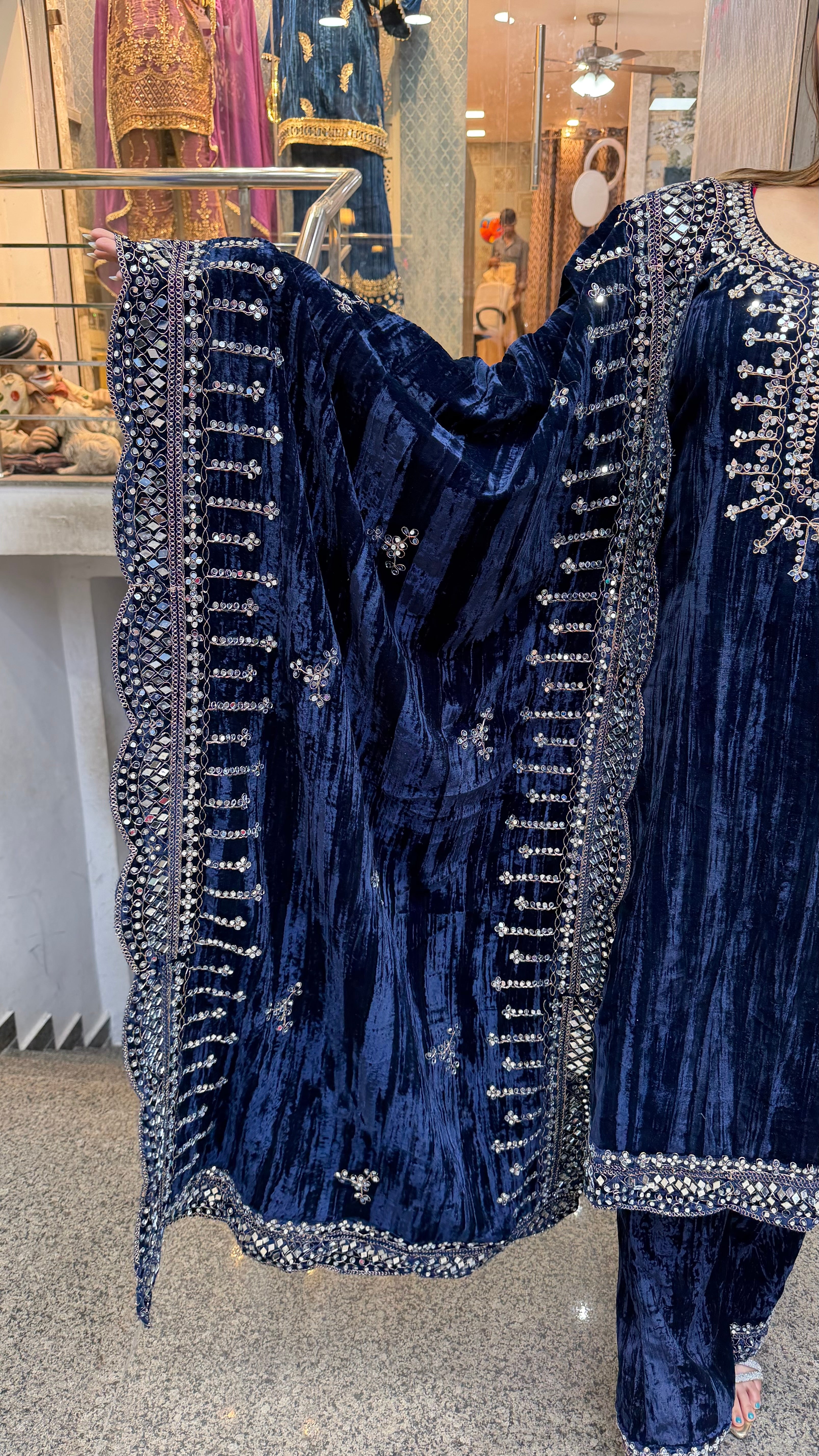 The Chunri Velvet Suit