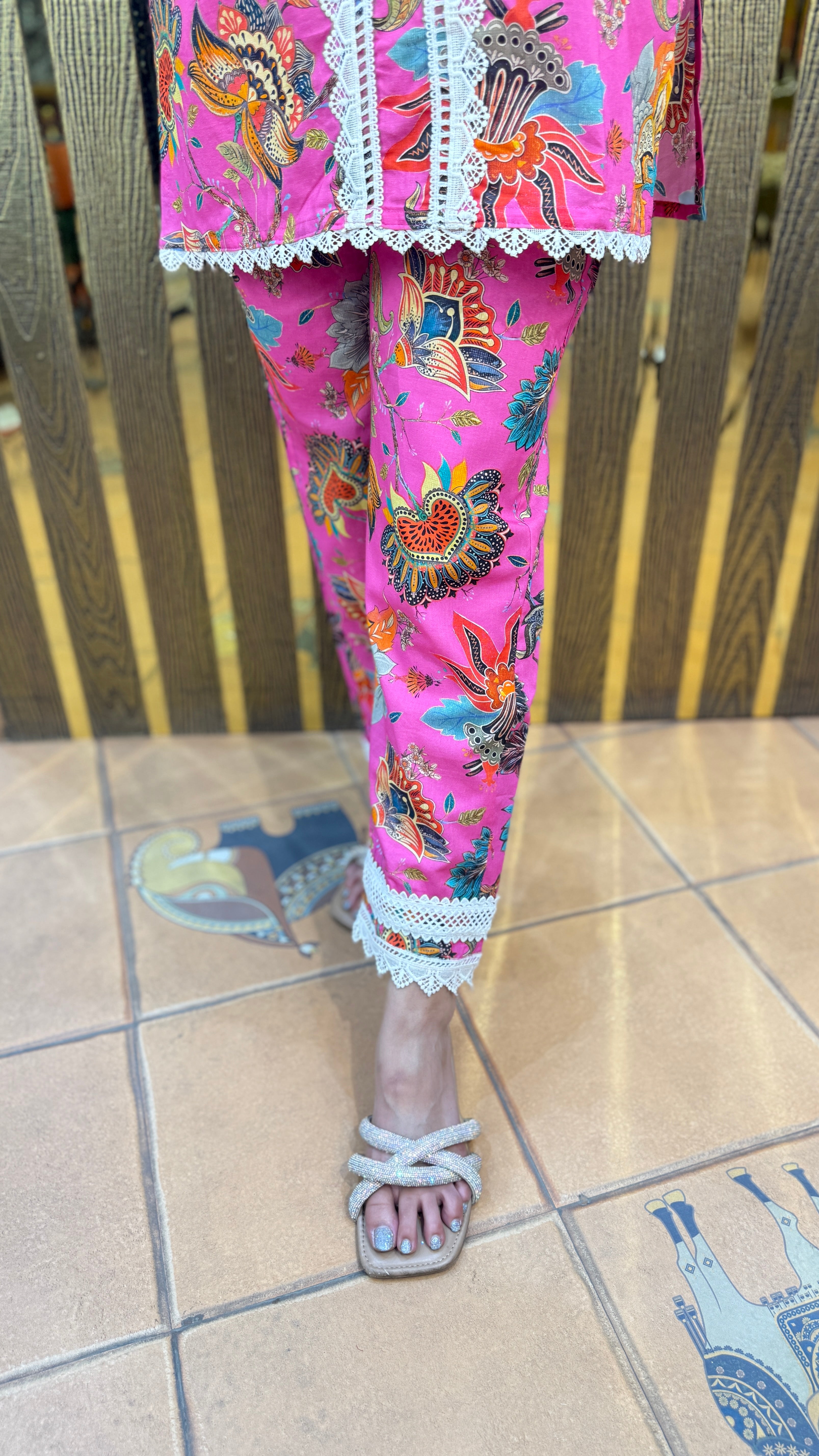 The Techno Printed Co Ord Set
