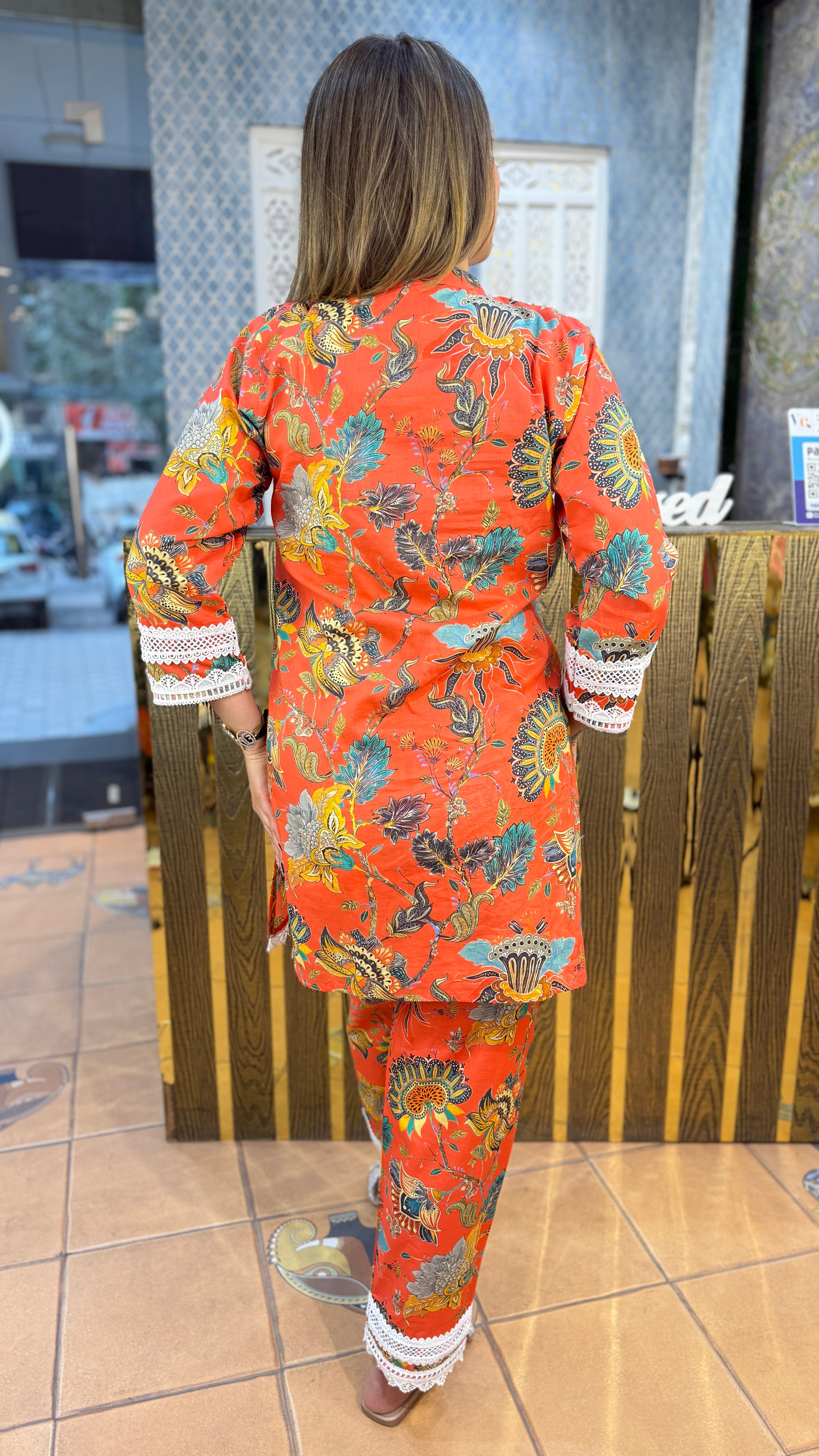 The Techno Printed Co Ord Set