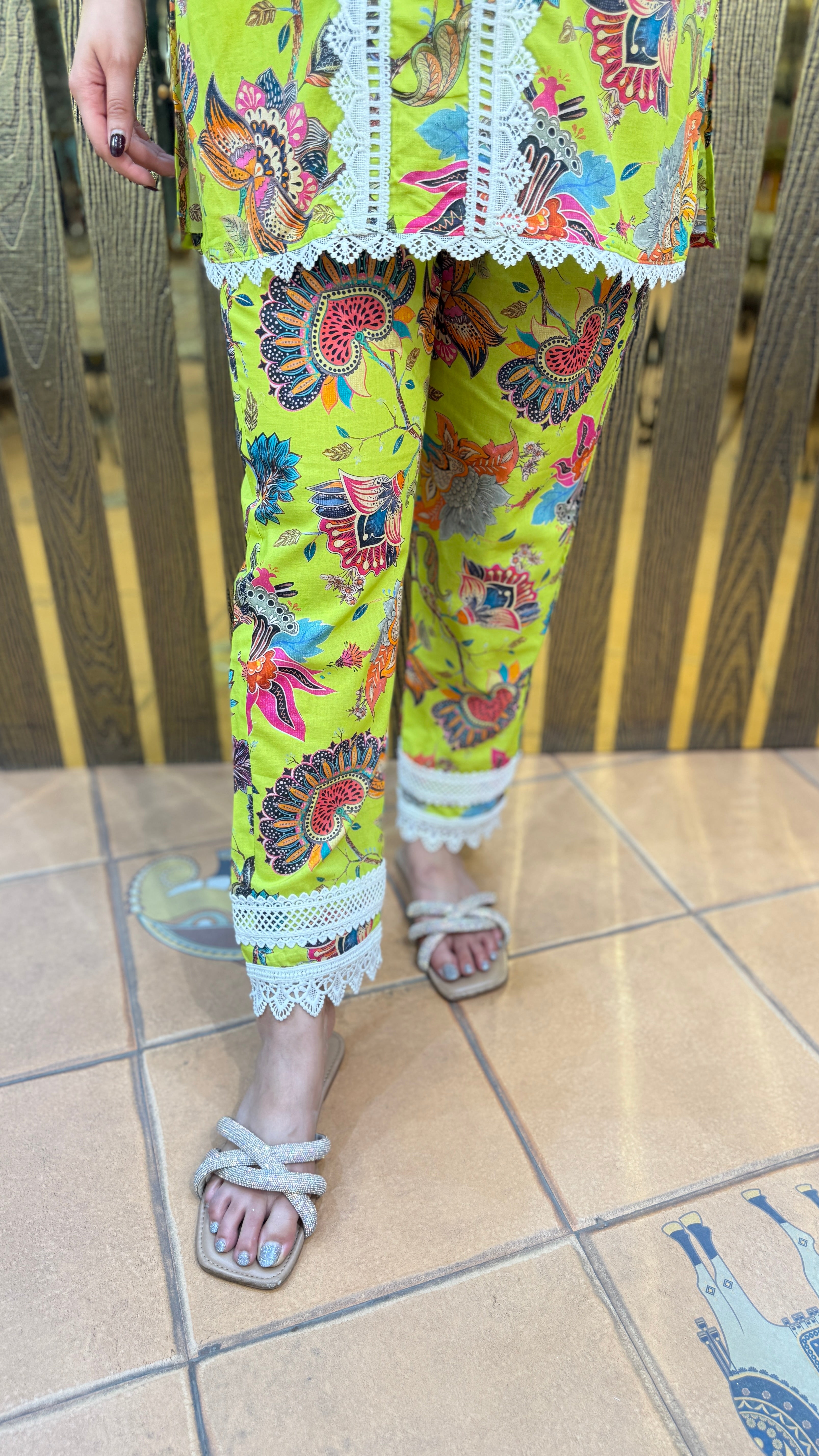 The Techno Printed Co Ord Set