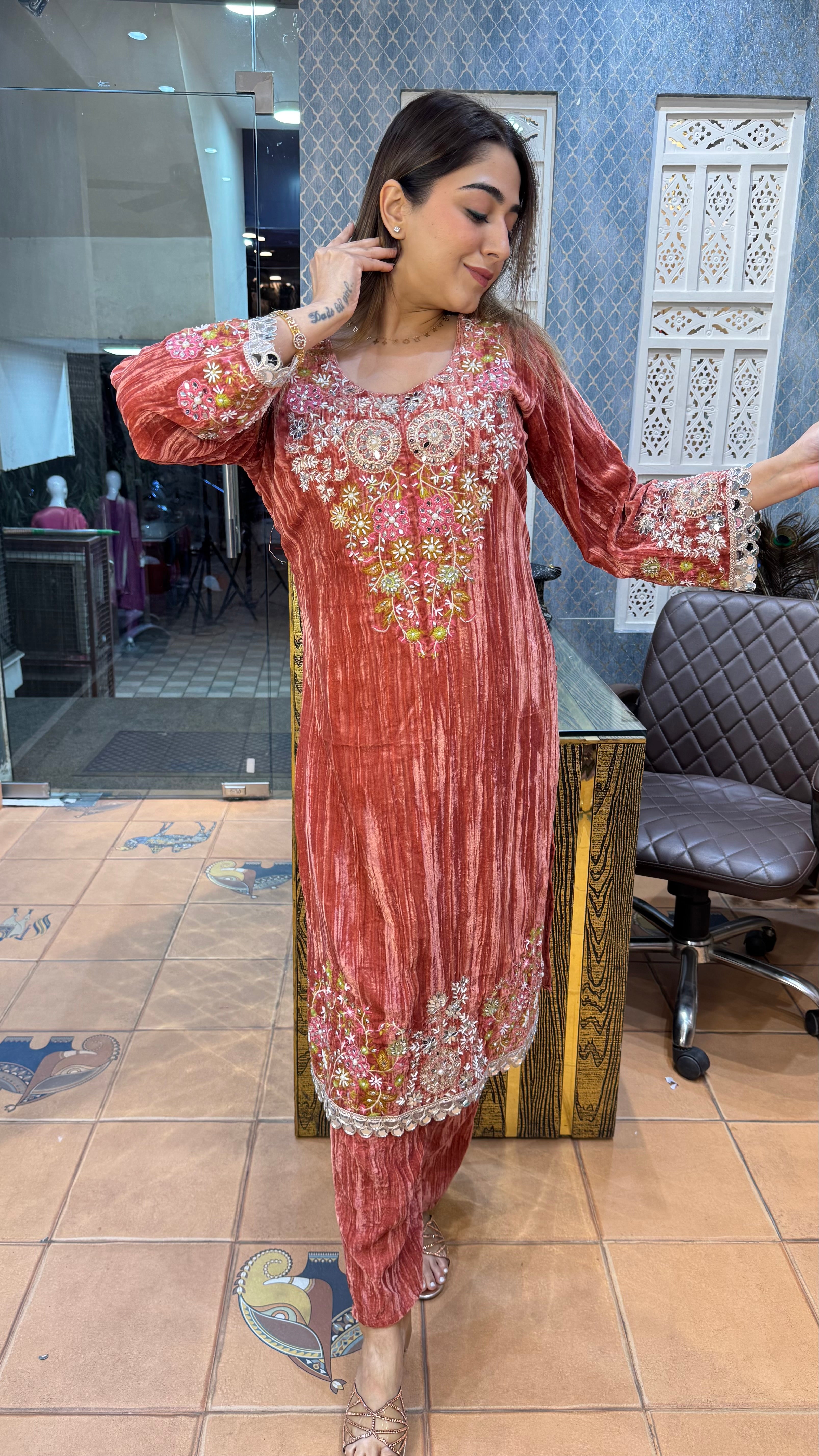 The Dastoor Velvet Suit