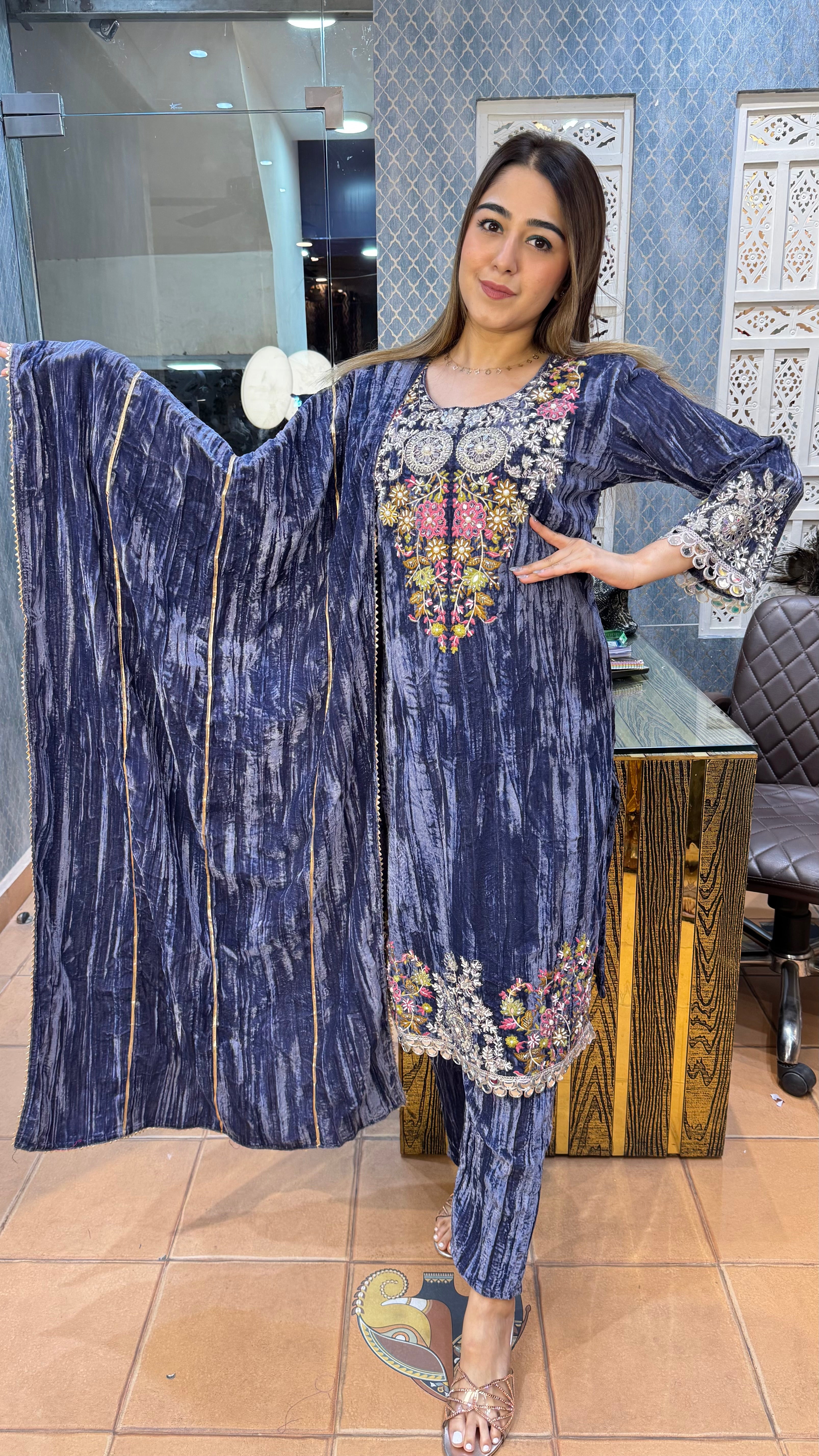 The Dastoor Velvet Suit