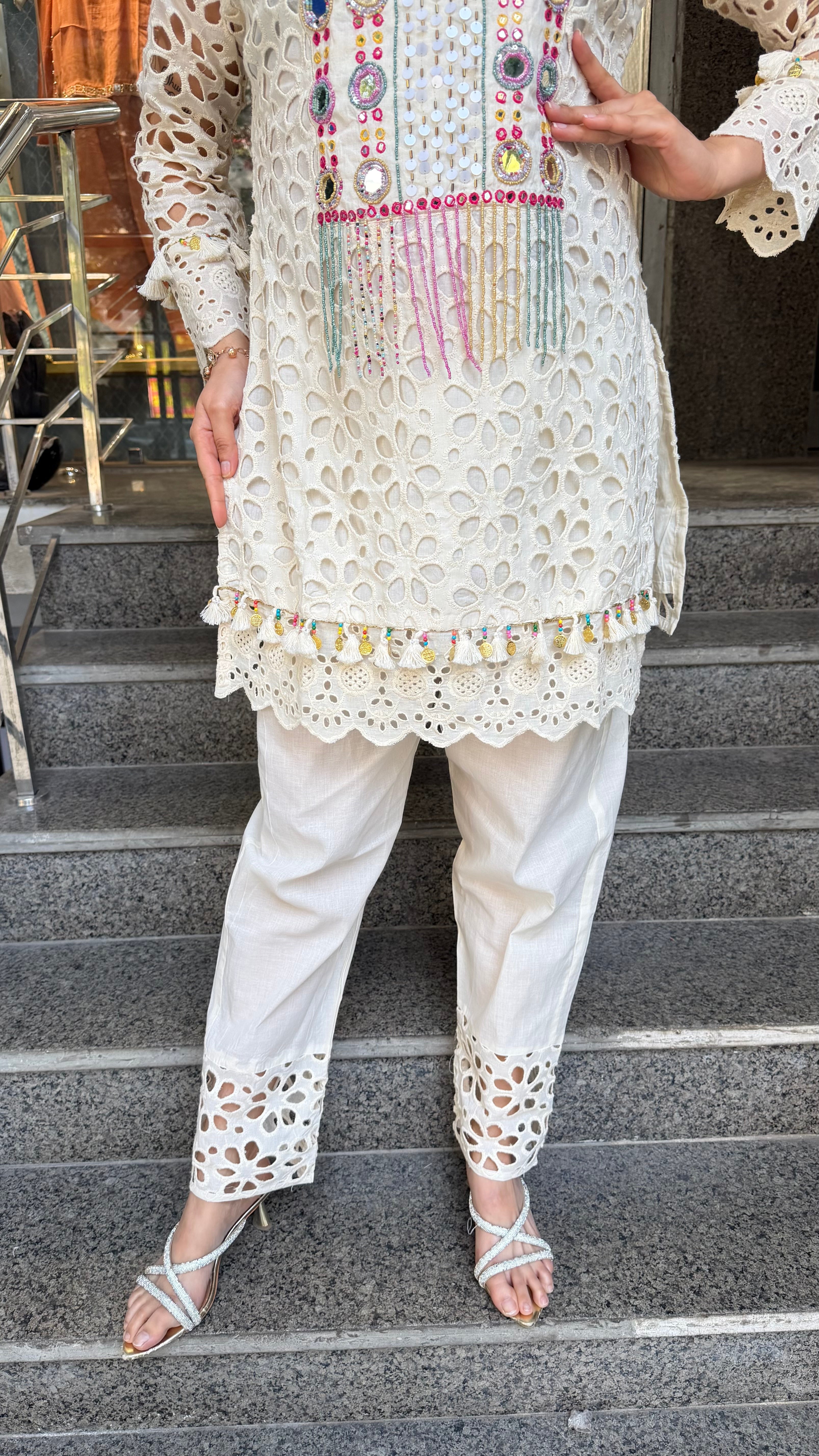 The Adira Schiffli Co Ordset