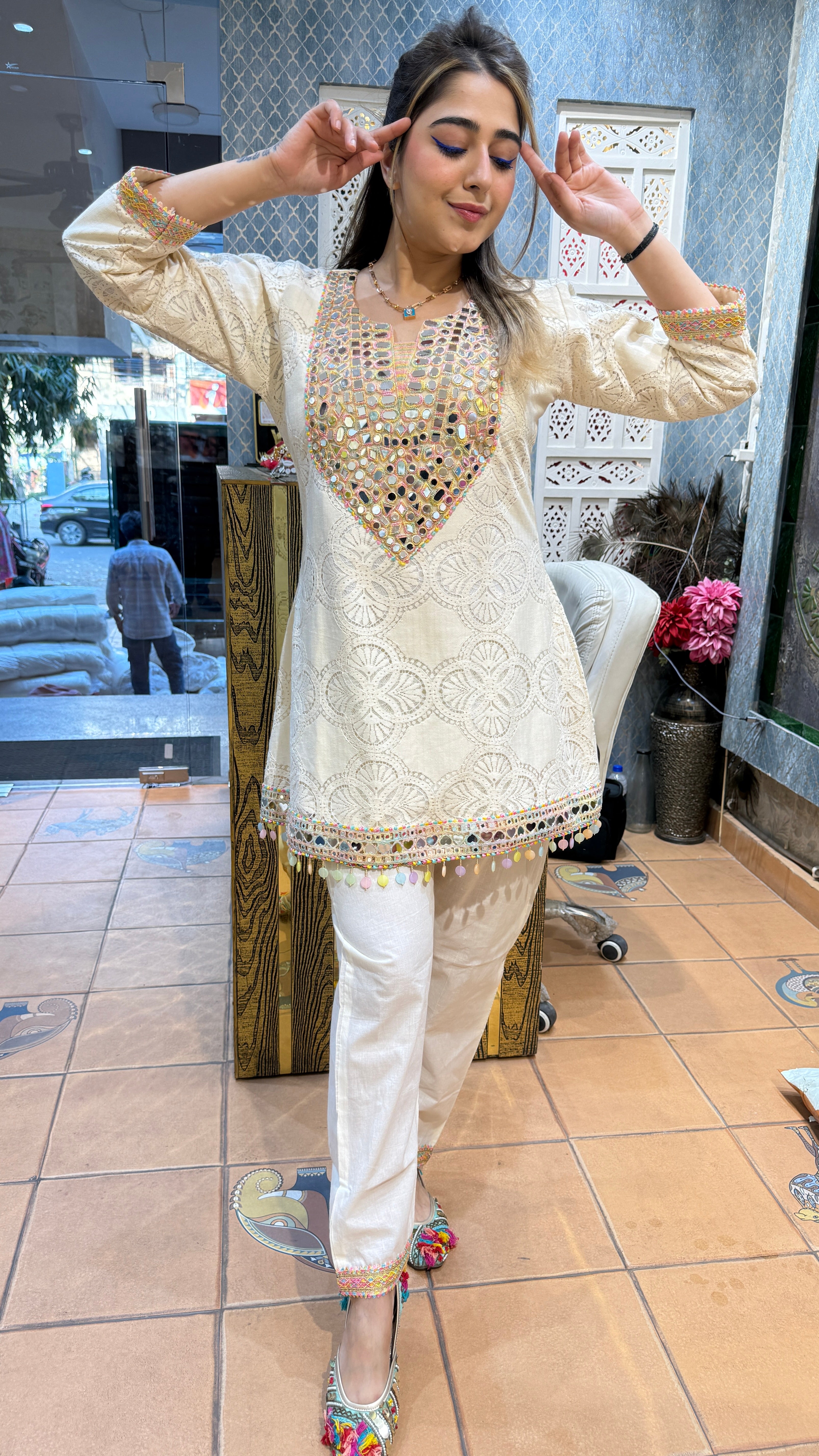 The Sheeshmahal Co Ord Set