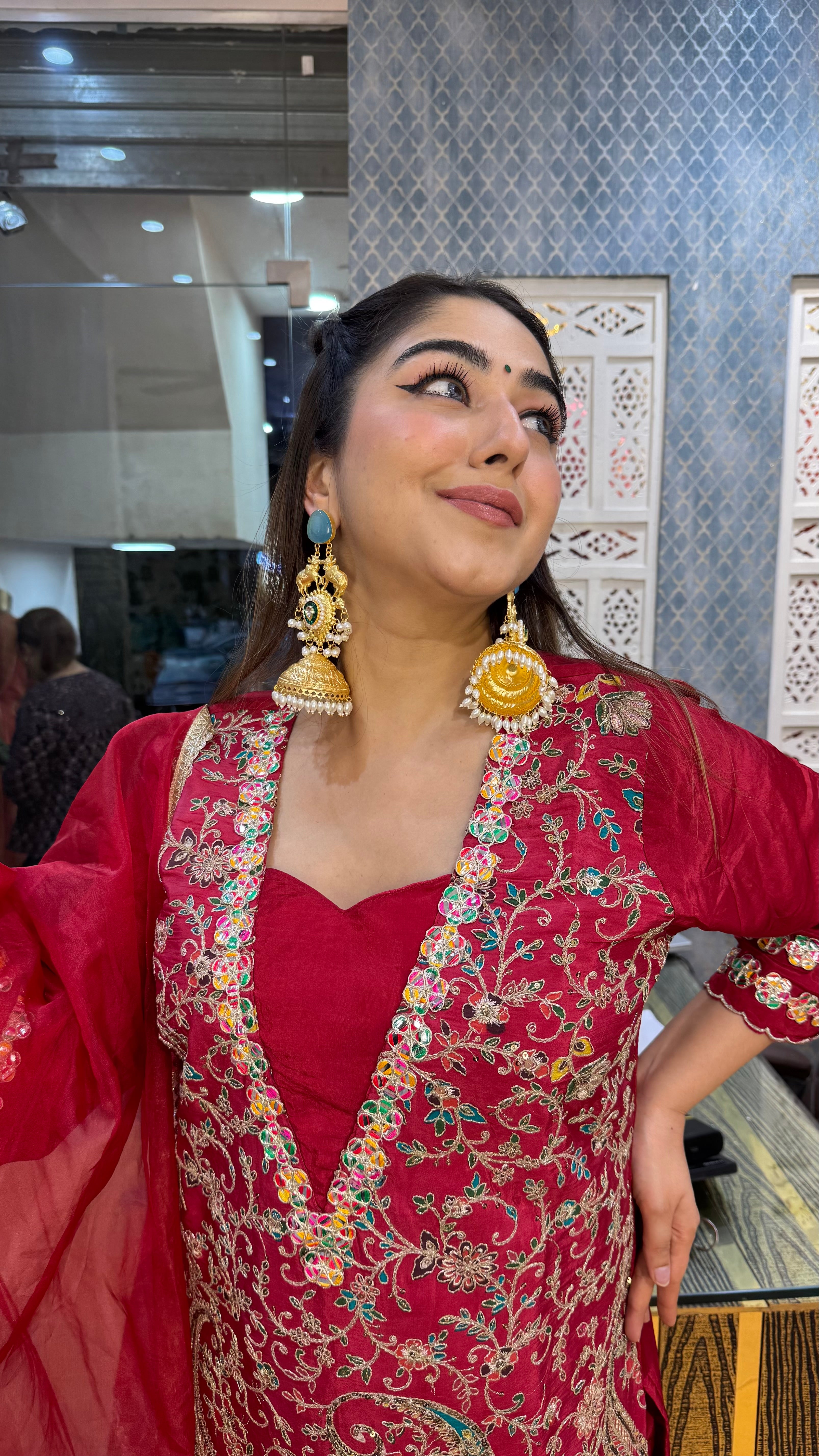 the sindoori suit